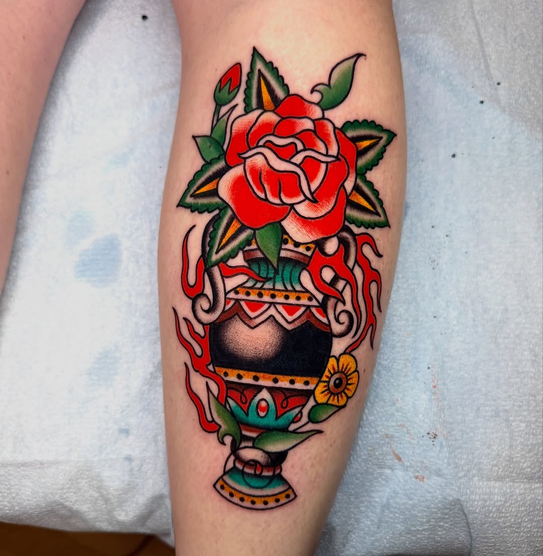 Tattoo by @sweetluketattoos — american_traditional