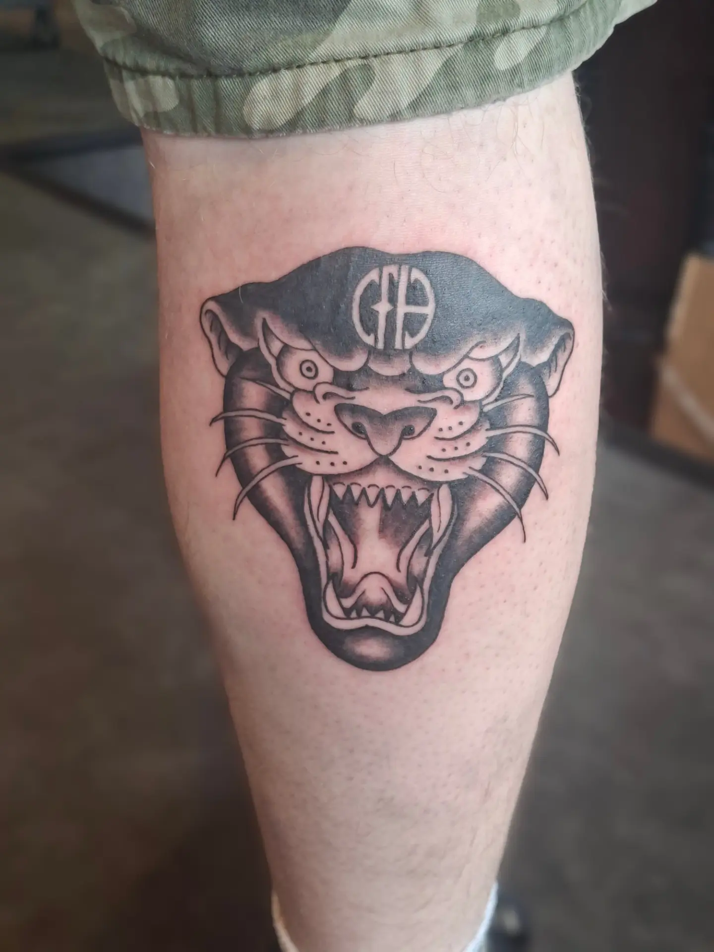 Tattoo by @gemthetattooedlady — black_and_grey