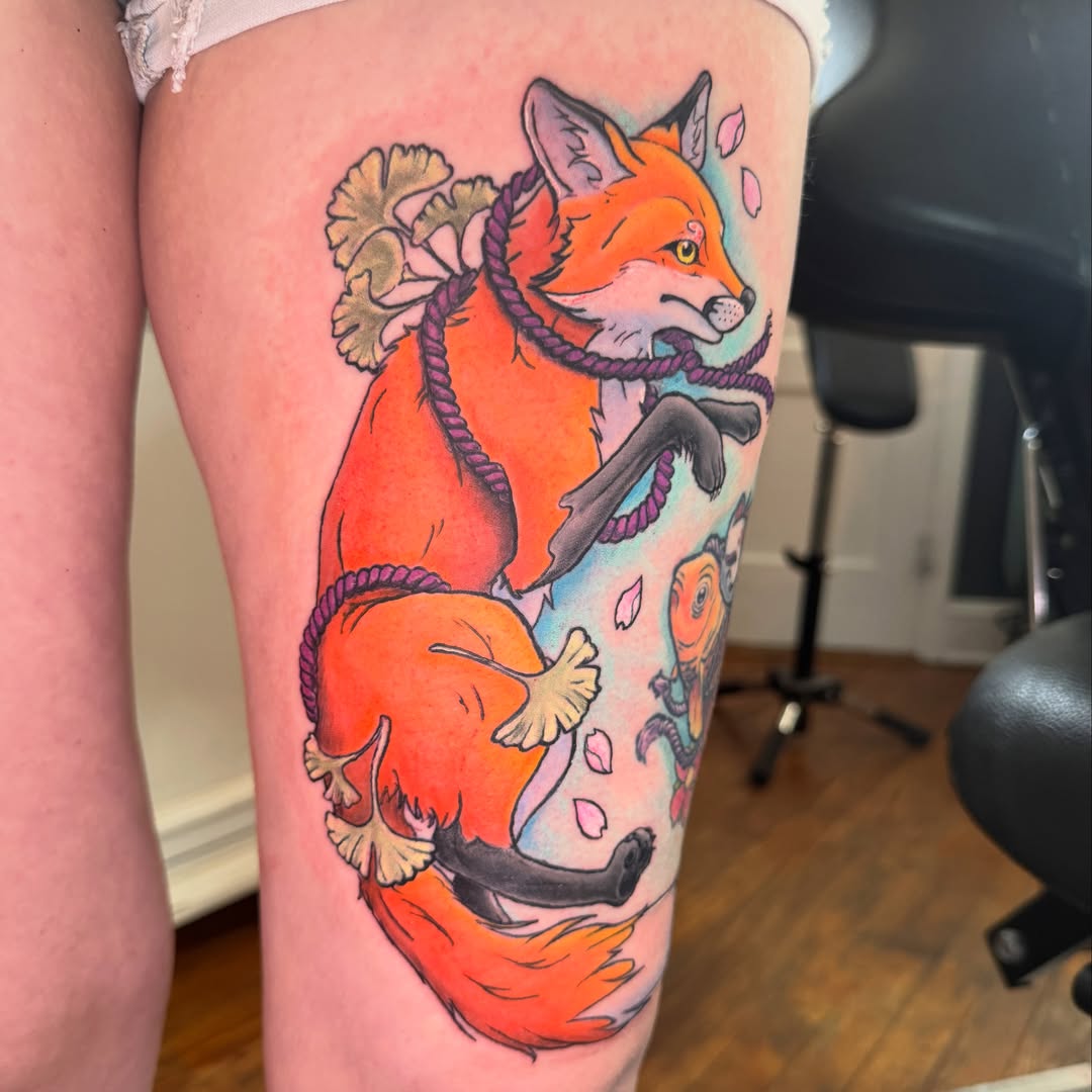 Tattoo by @eric_inks — new_school, illustrative