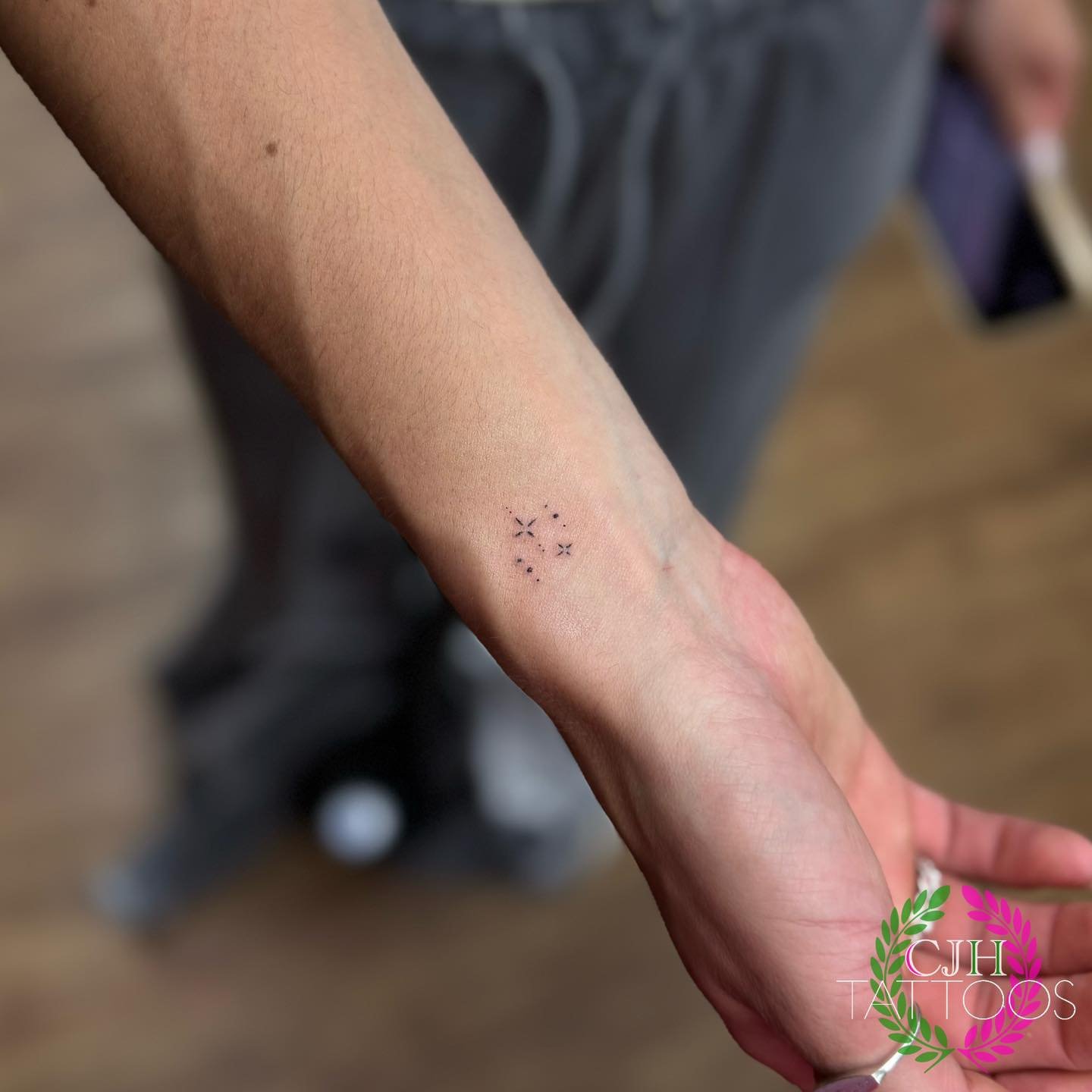 Tattoo by @cjhtattoos — dotwork