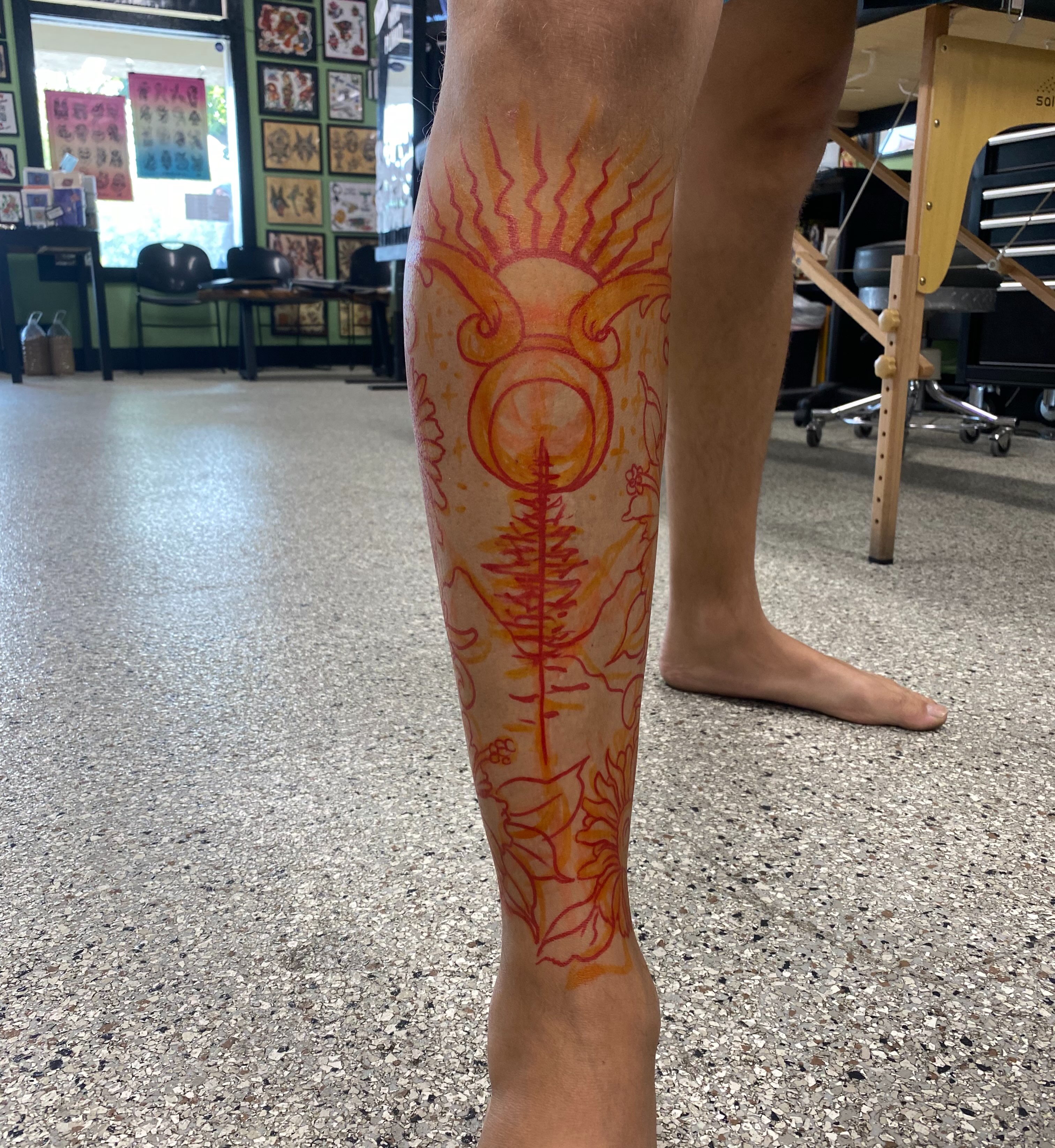 Tattoo by @grumpyoldmantattoos — geometric