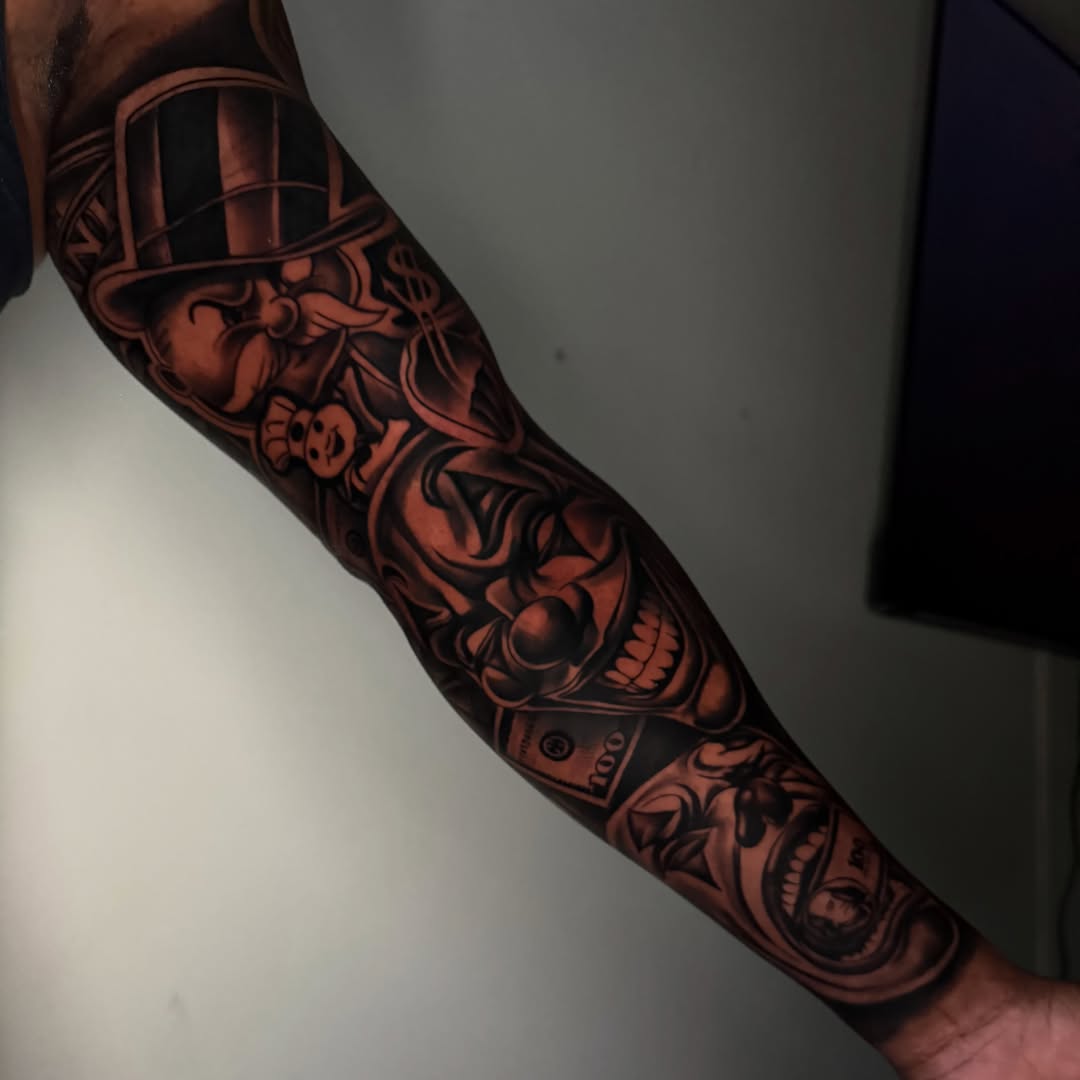 Tattoo by @idrinkink_ — american_traditional, black_and_grey