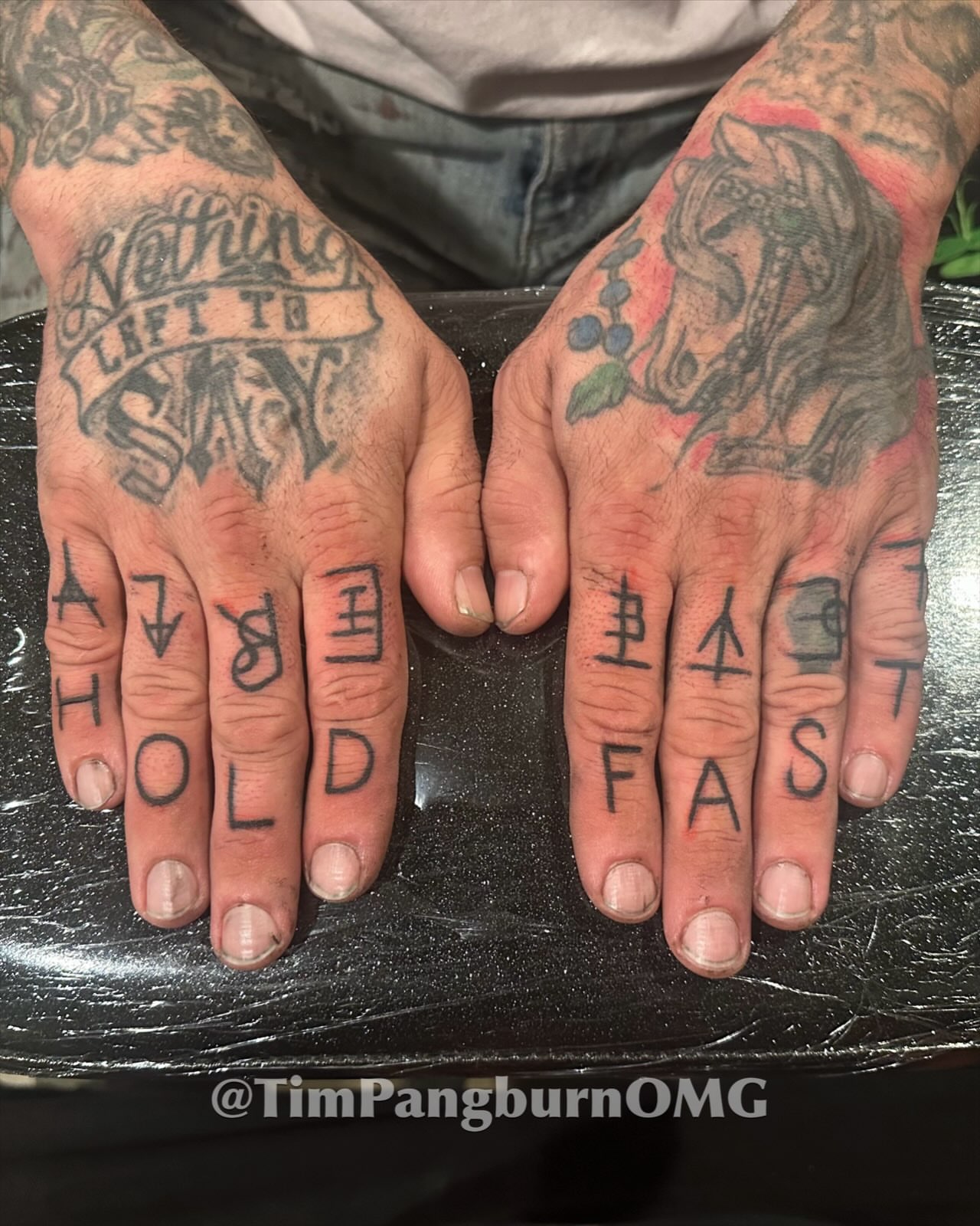 Tattoo by @timpangburnomg — lettering_script
