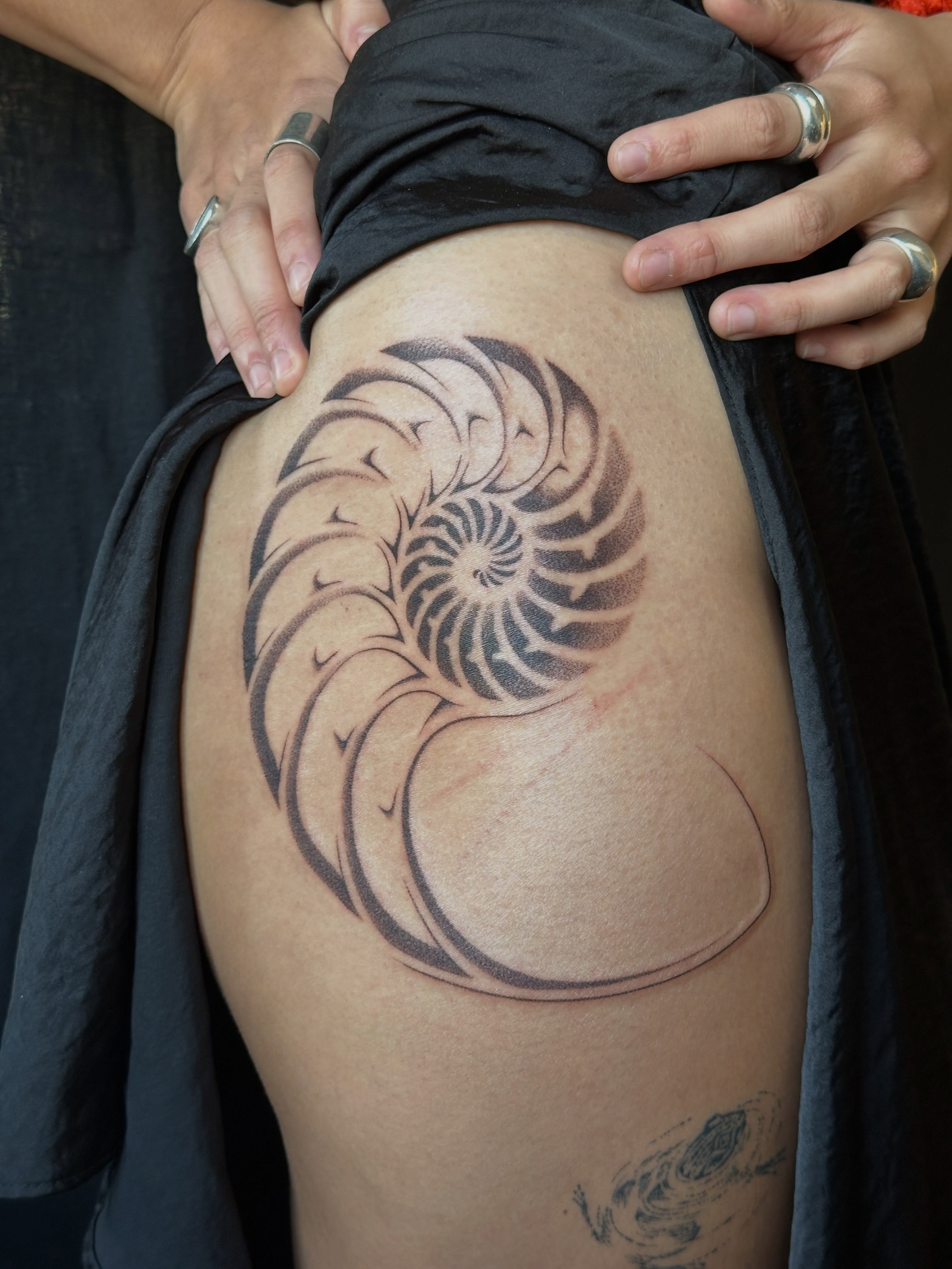 Tattoo by @rrrackham — black_and_grey