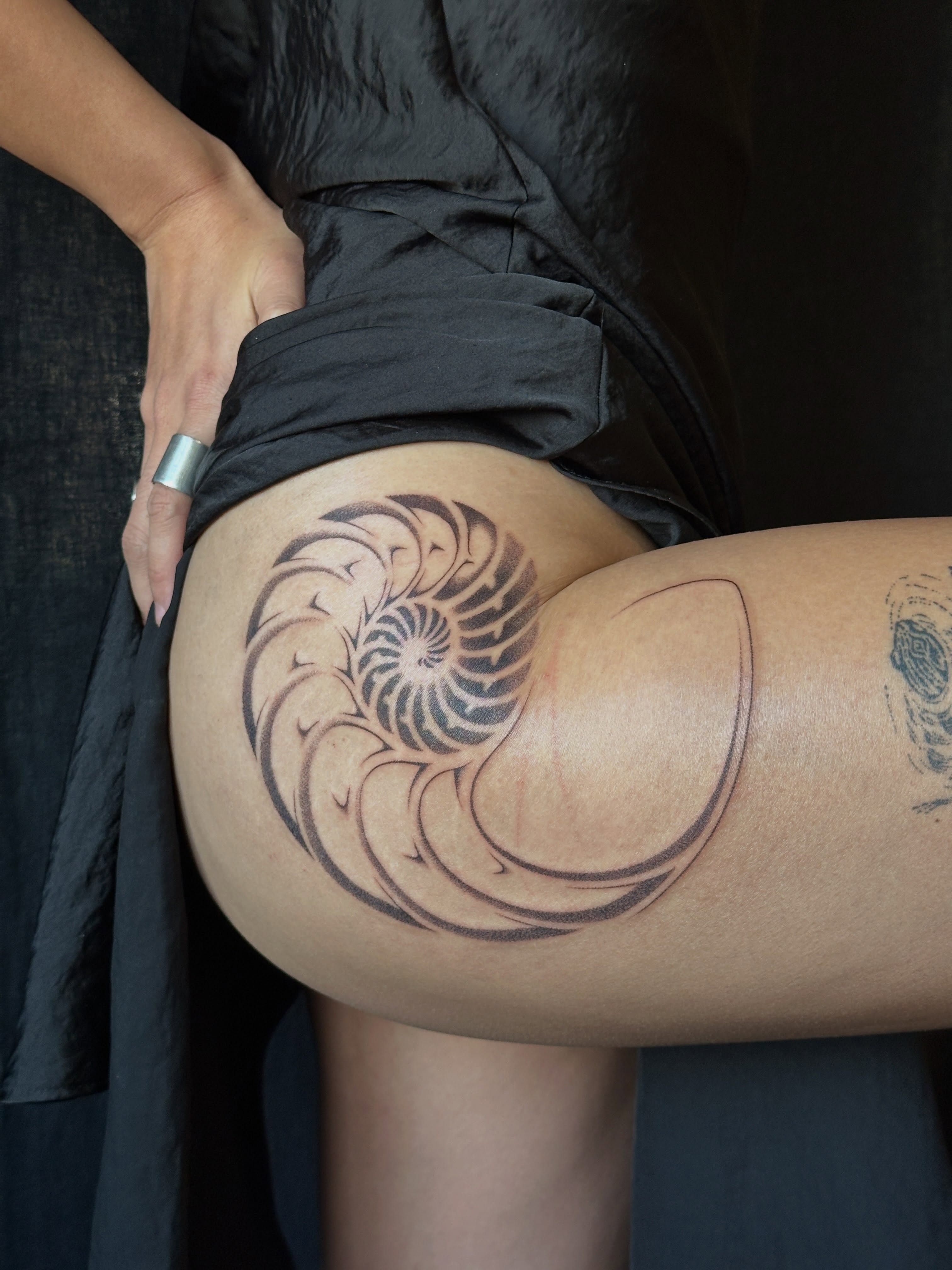 Tattoo by @rrrackham — black_and_grey