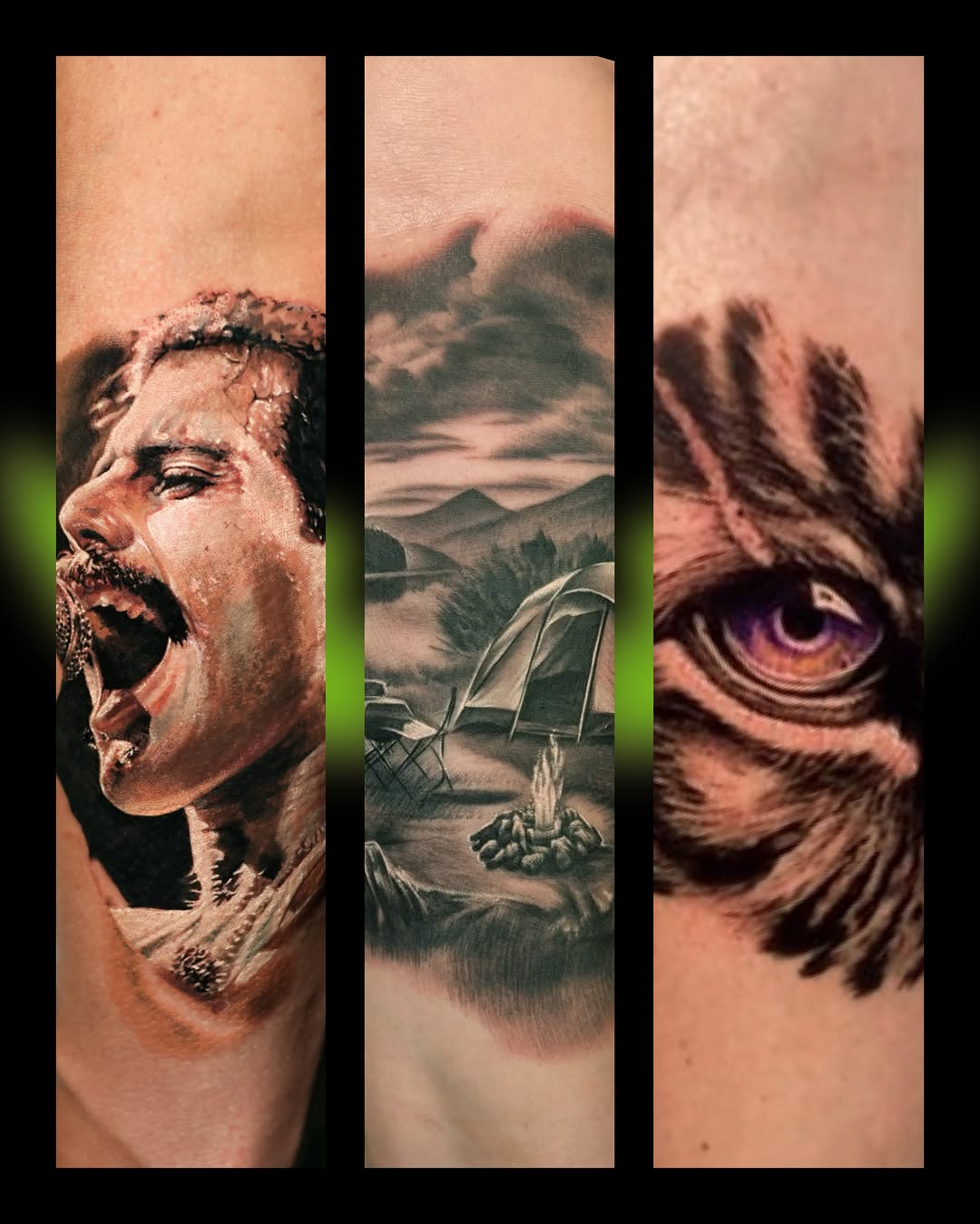 Tattoo by @bonytony666 — realism, dotwork