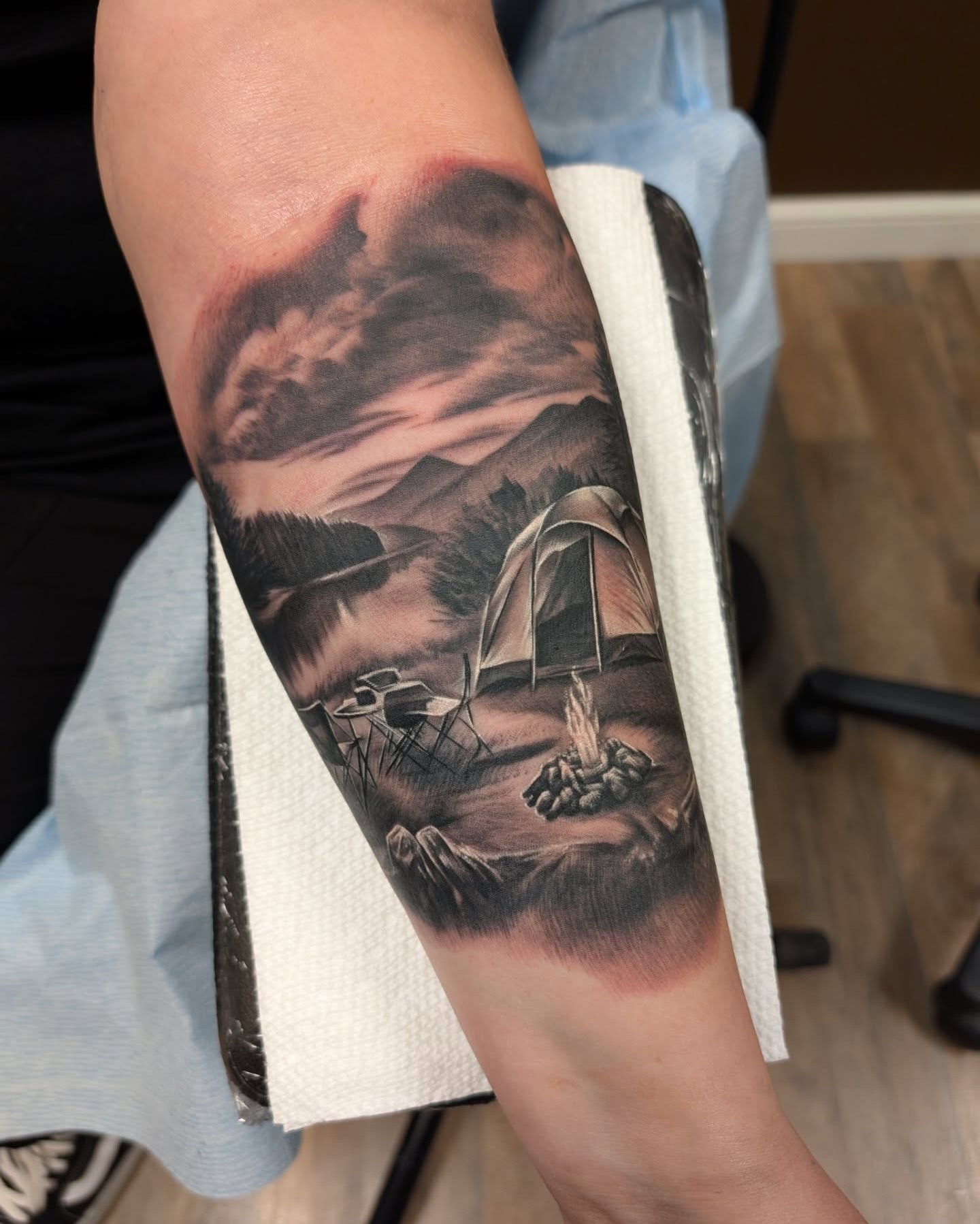 Tattoo by @bonytony666 — realism, black_and_grey