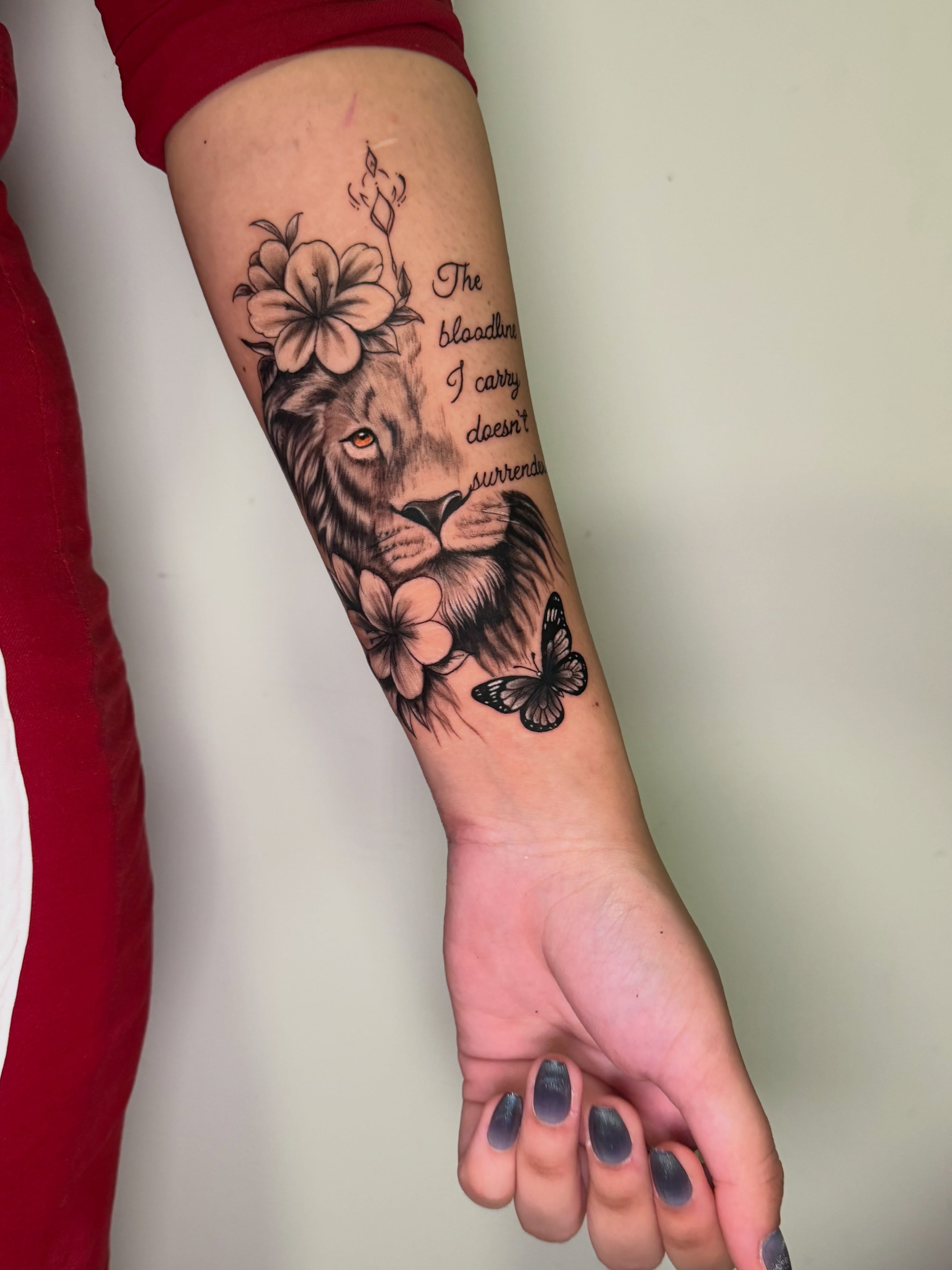 Tattoo by @dilpreet_tattoos — realism, black_and_grey