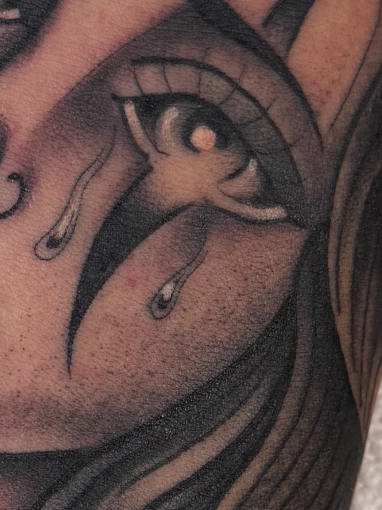 Tattoo by @thebrianpayne — black_and_grey