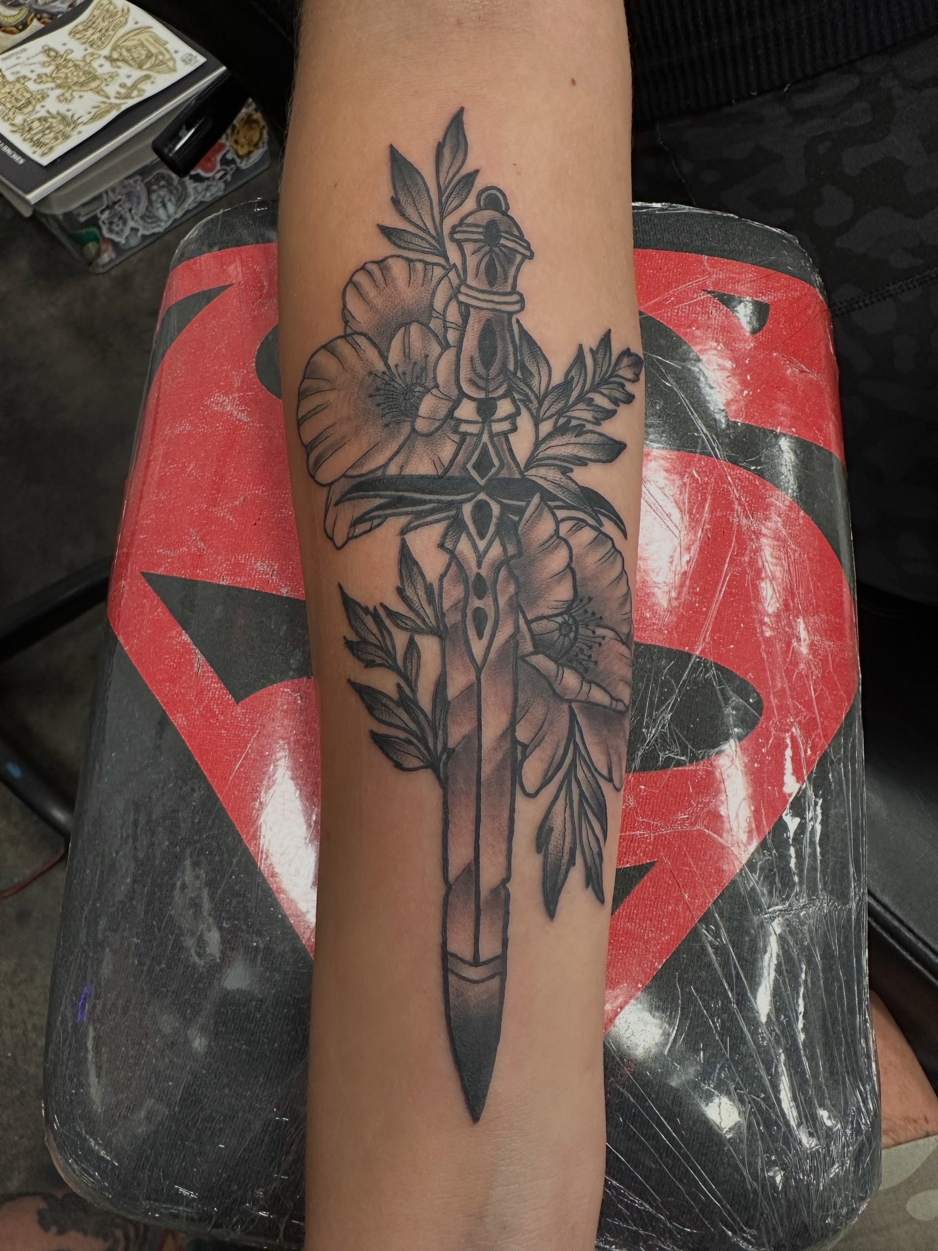 Tattoo by @shady_smith — black_and_grey
