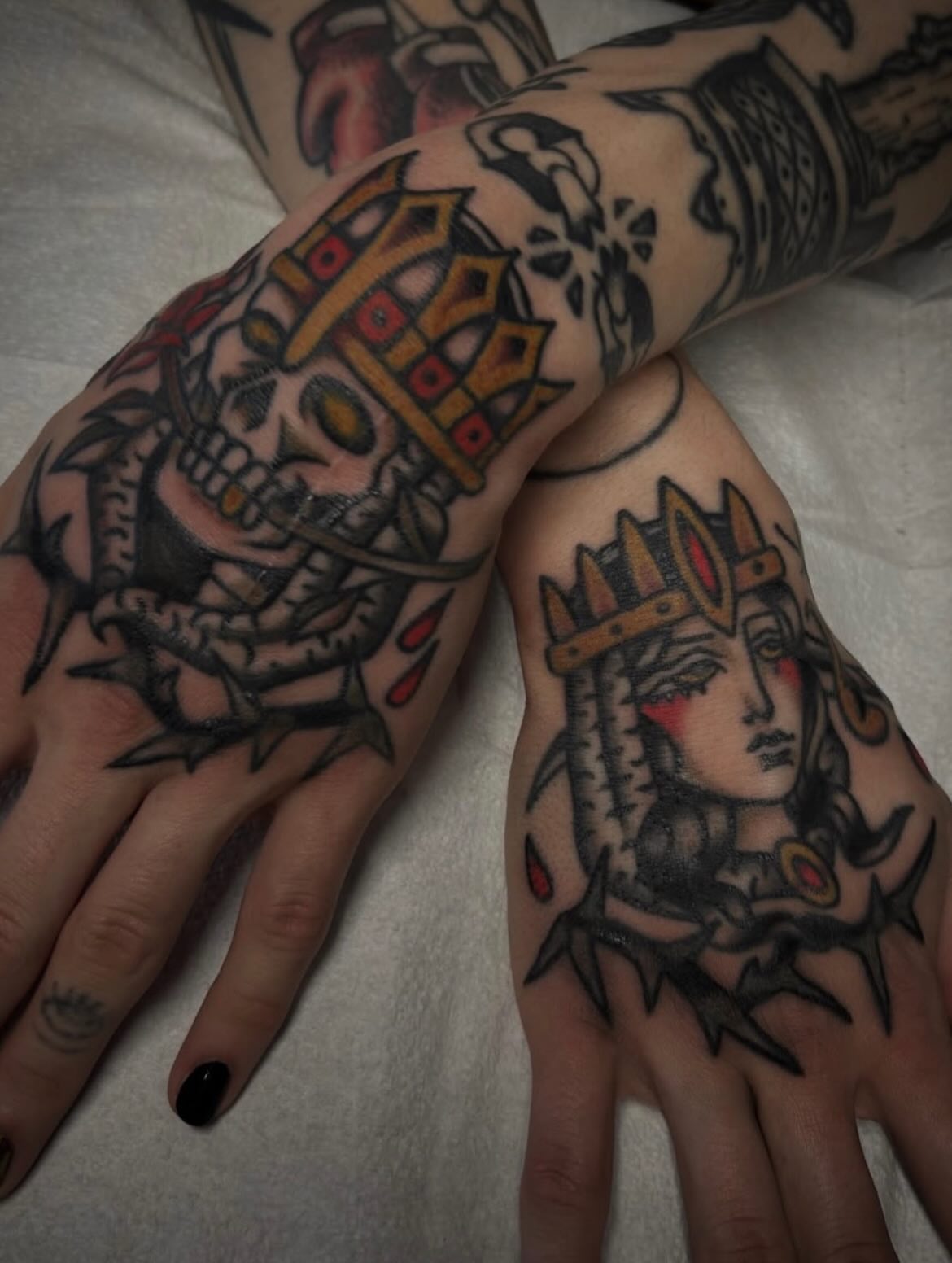 Tattoo by @morganmtattoo — american_traditional, neo_traditional