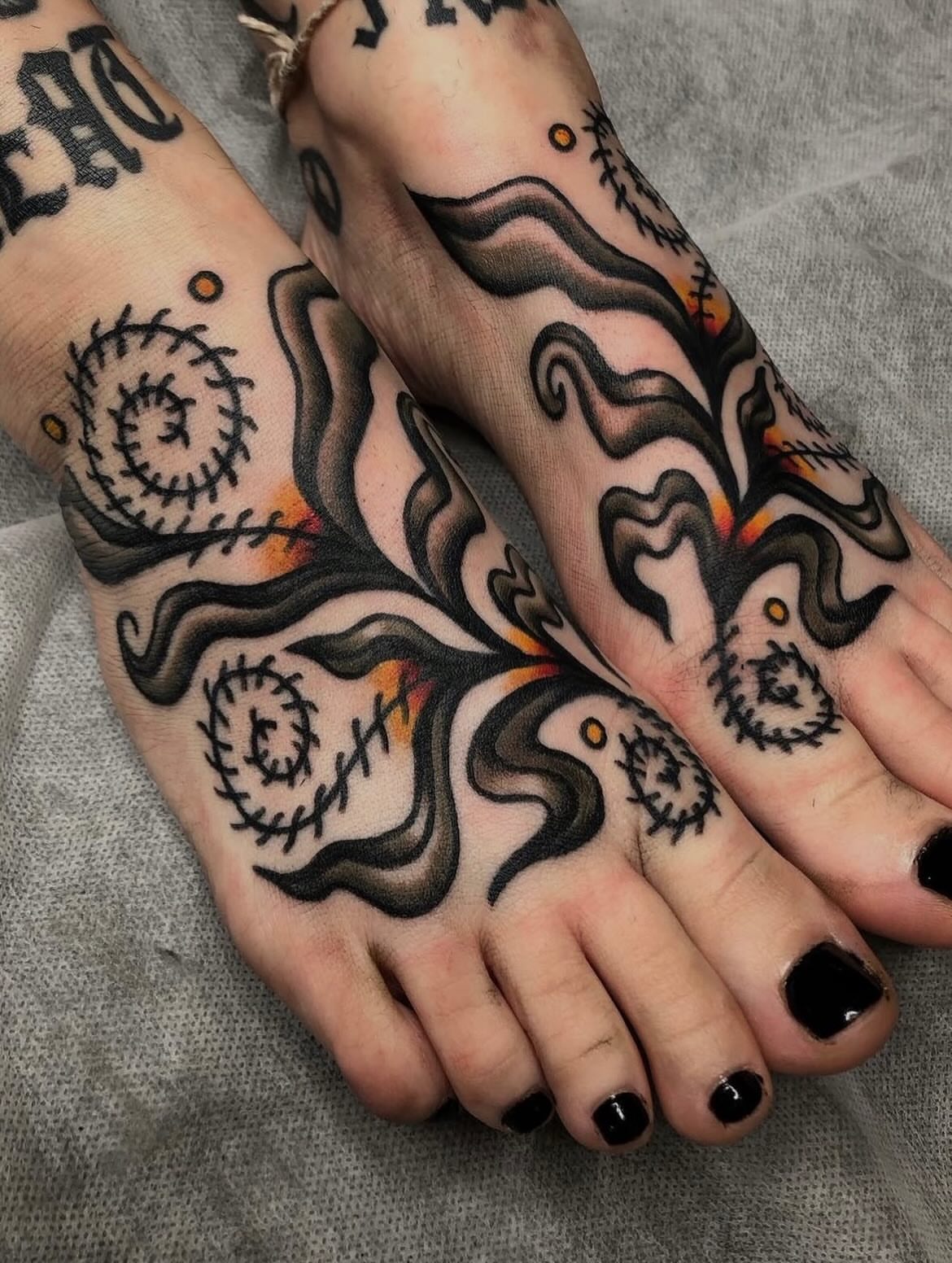 Tattoo by @morganmtattoo — blackwork, geometric