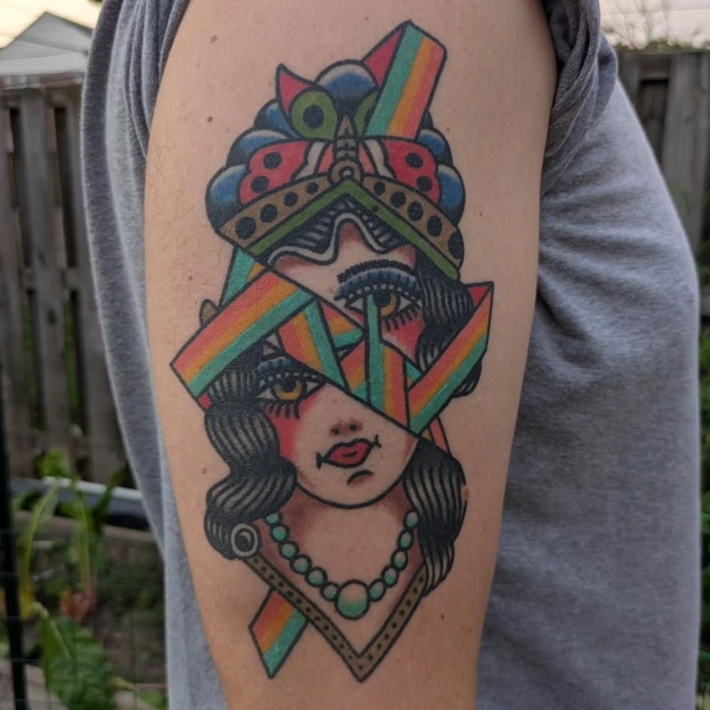Tattoo by @brenn_cox — geometric