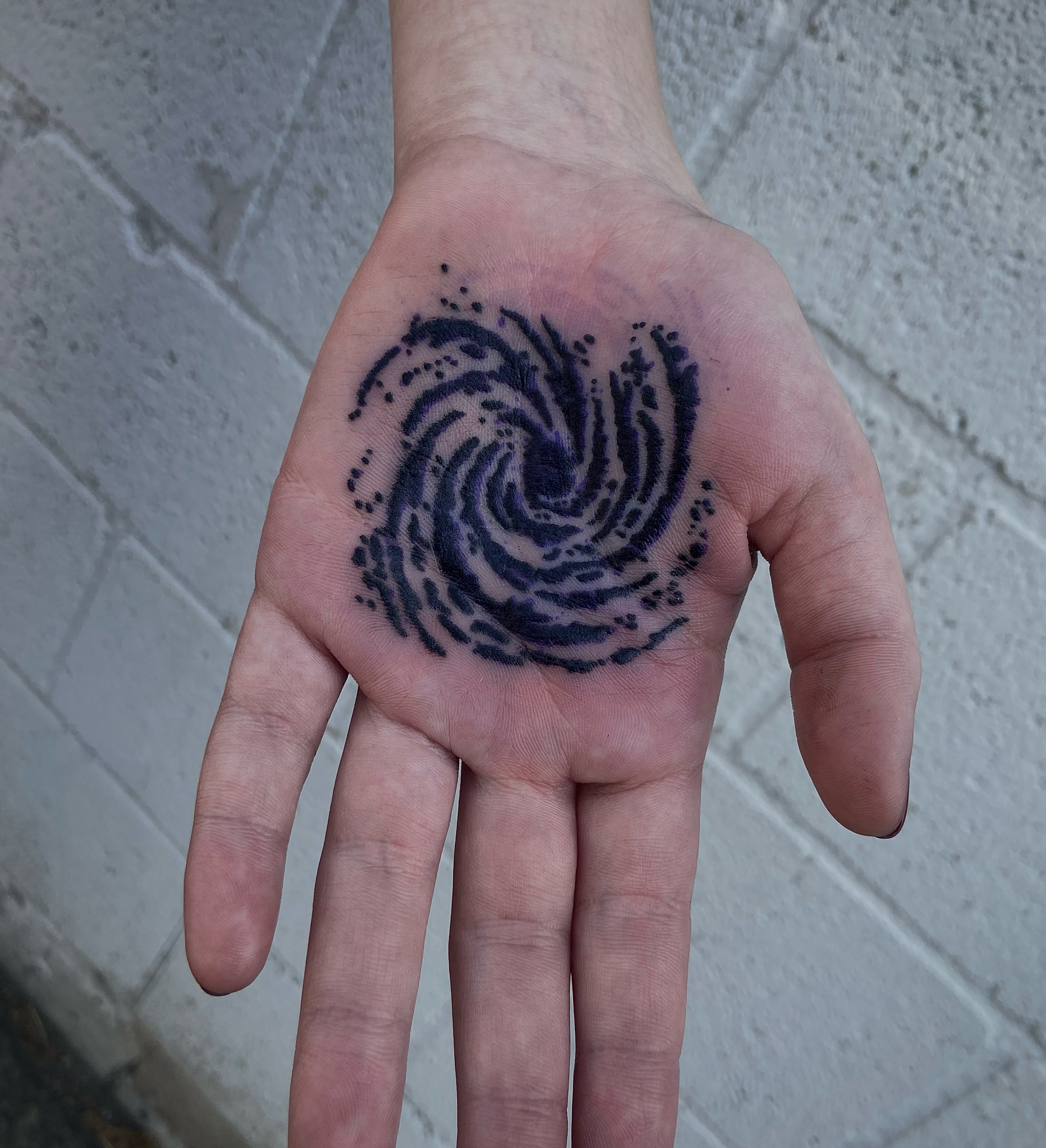 Tattoo by @vinnietatts — dotwork