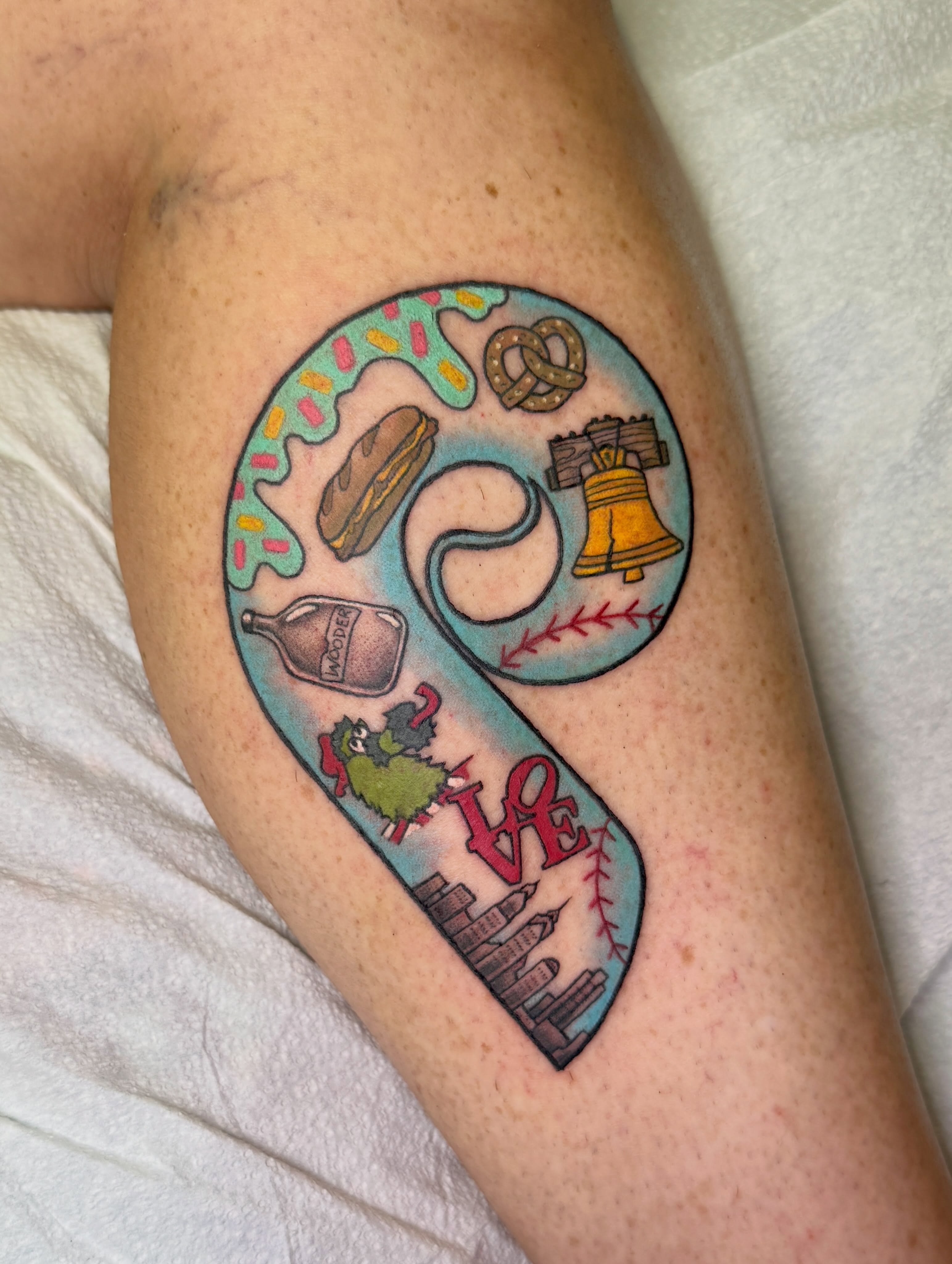Love American traditional tattoo on the forearm by πβ¨ππ₯π’π©ππΆ β¨π