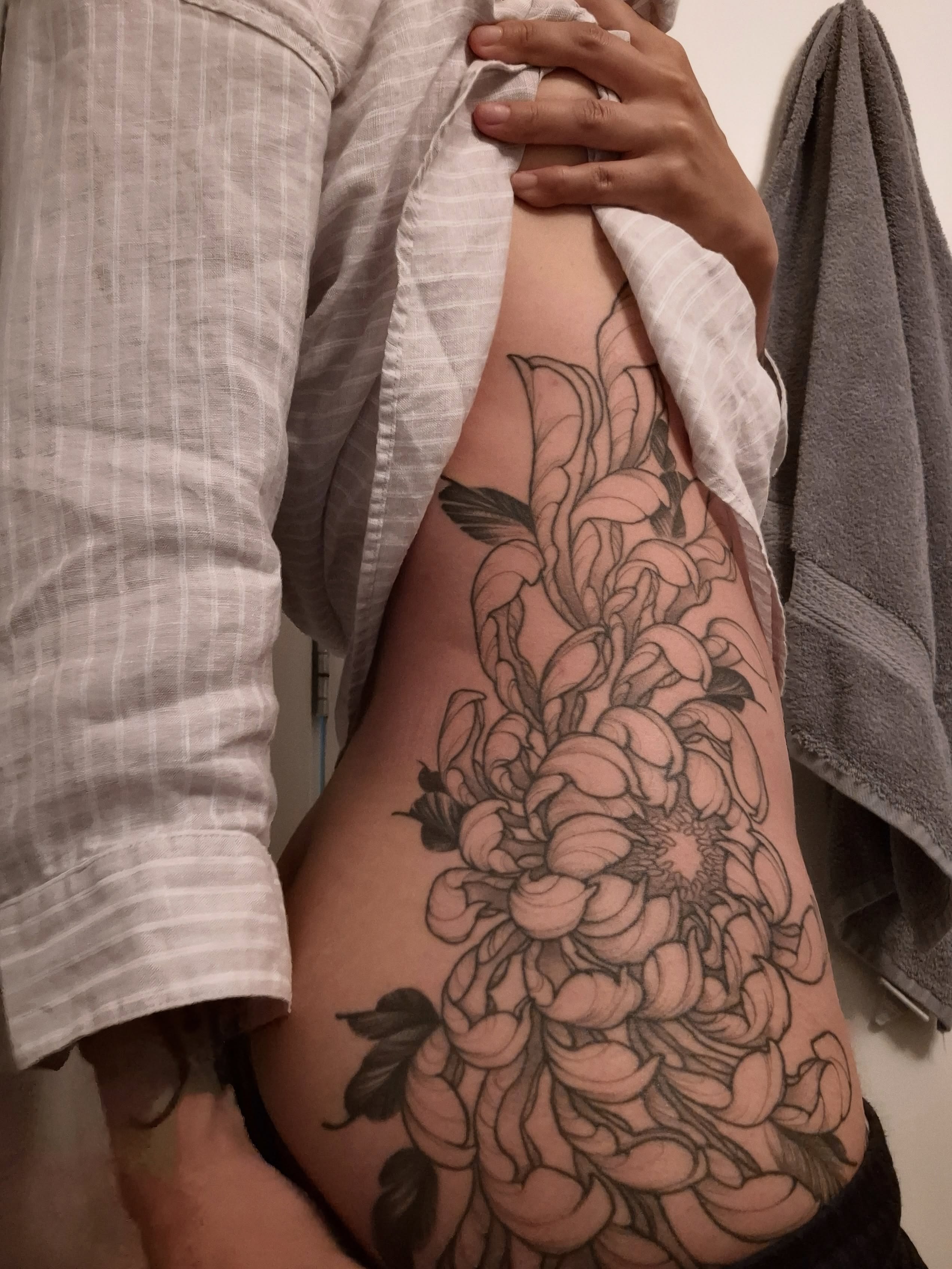 Tattoo by @72_blk — black_and_grey