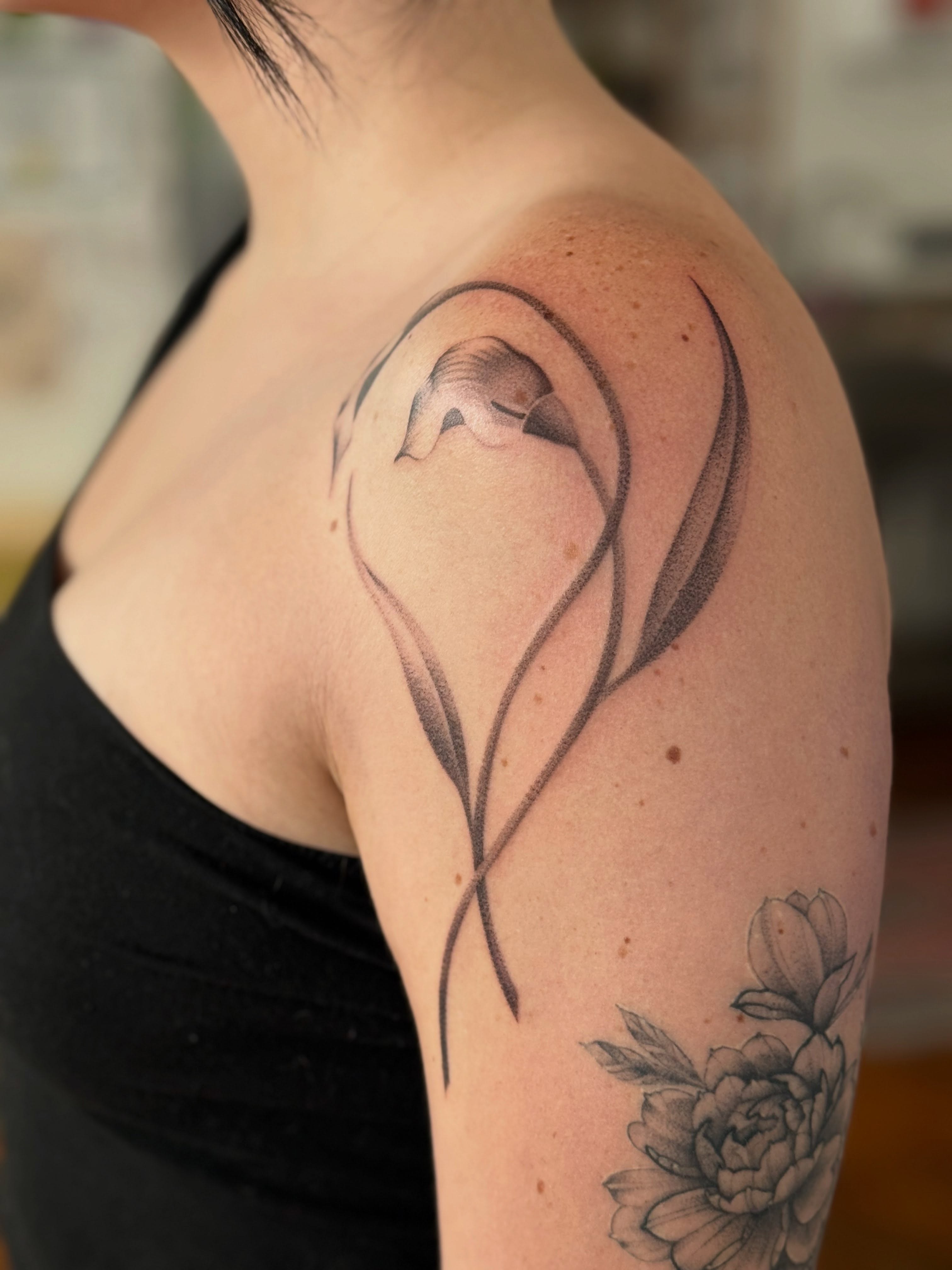 Tattoo by @judetatt — black_and_grey
