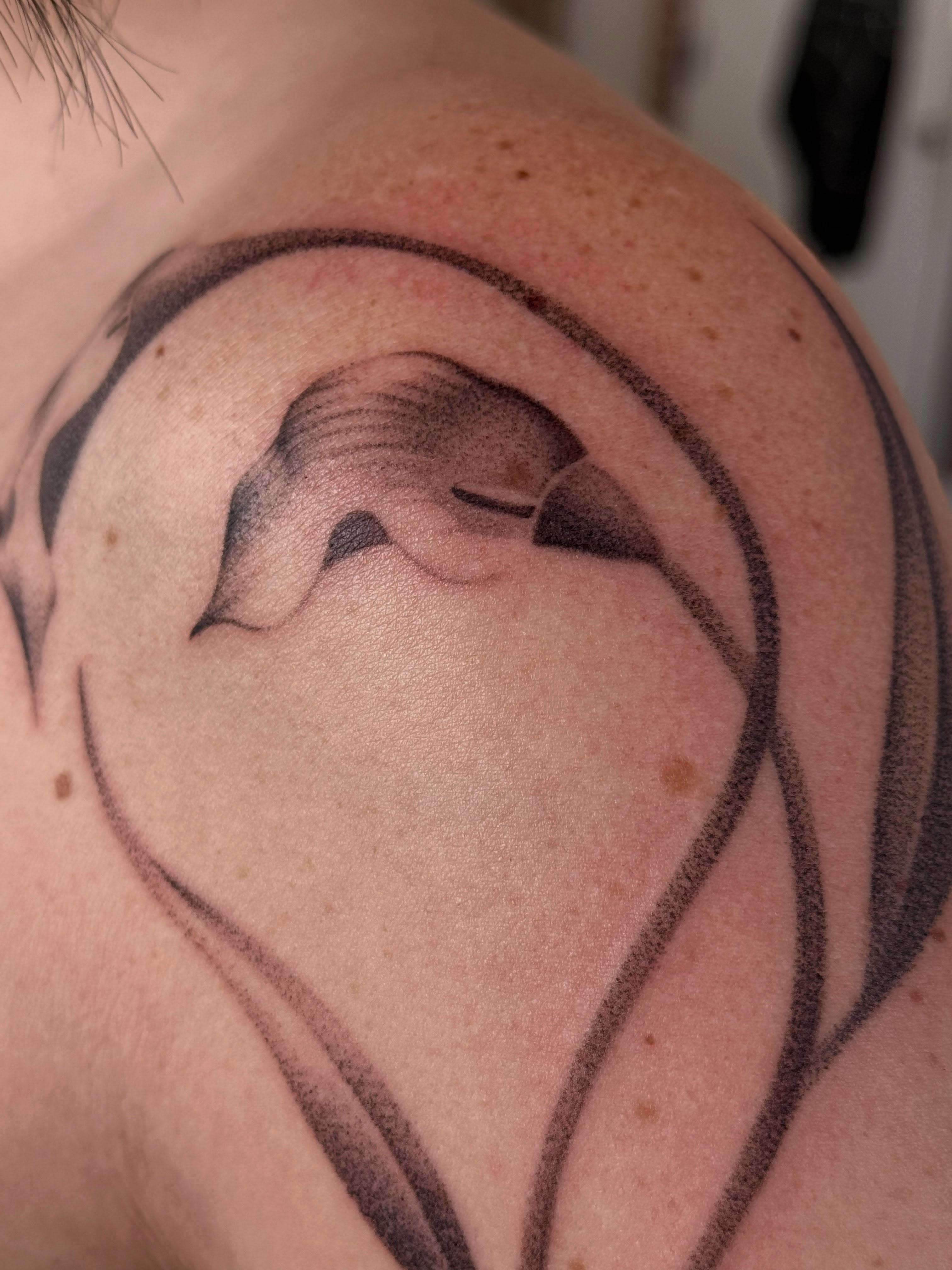 Tattoo by @judetatt — black_and_grey