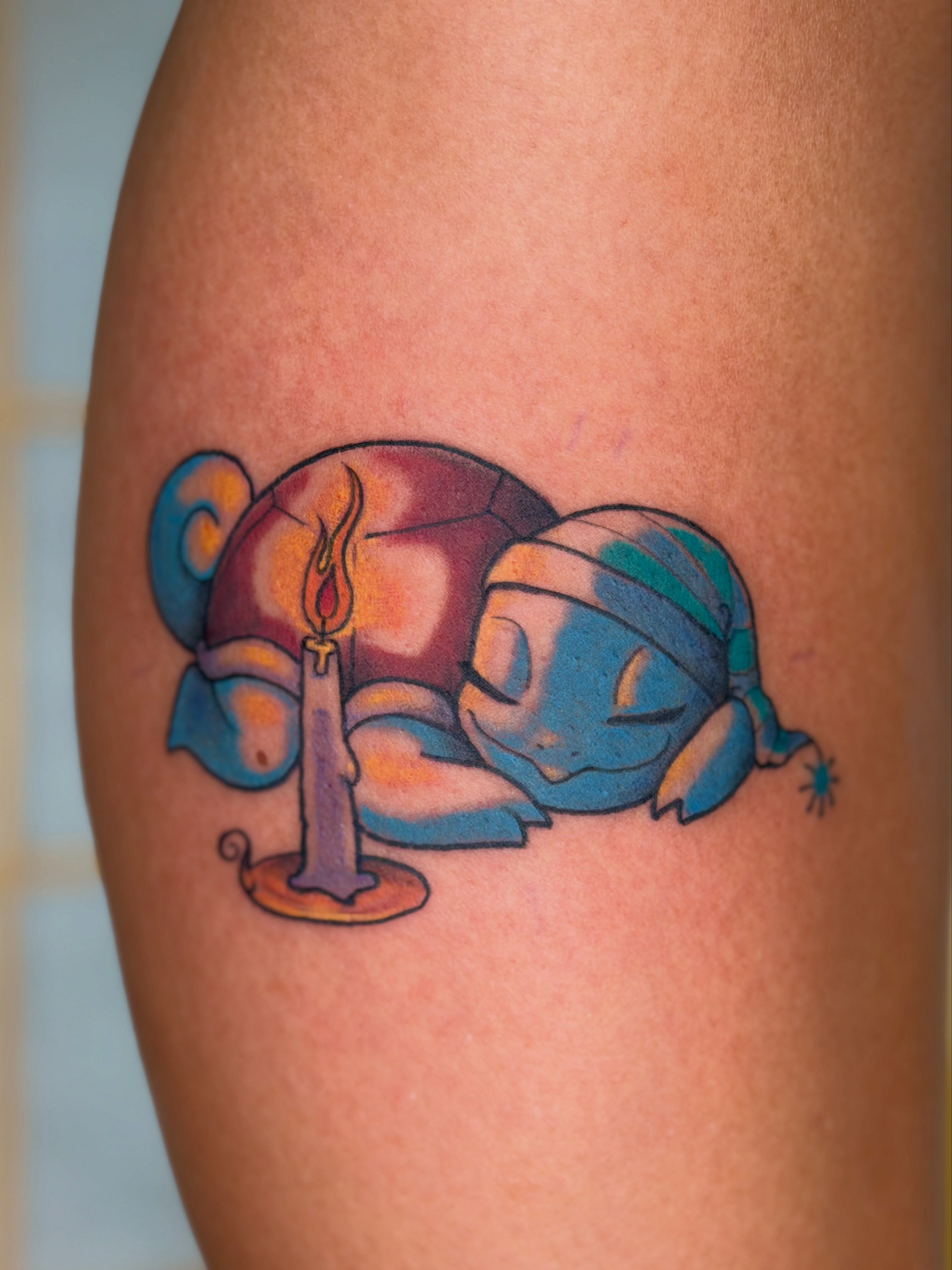 Tattoo by @pollenpowder — dotwork
