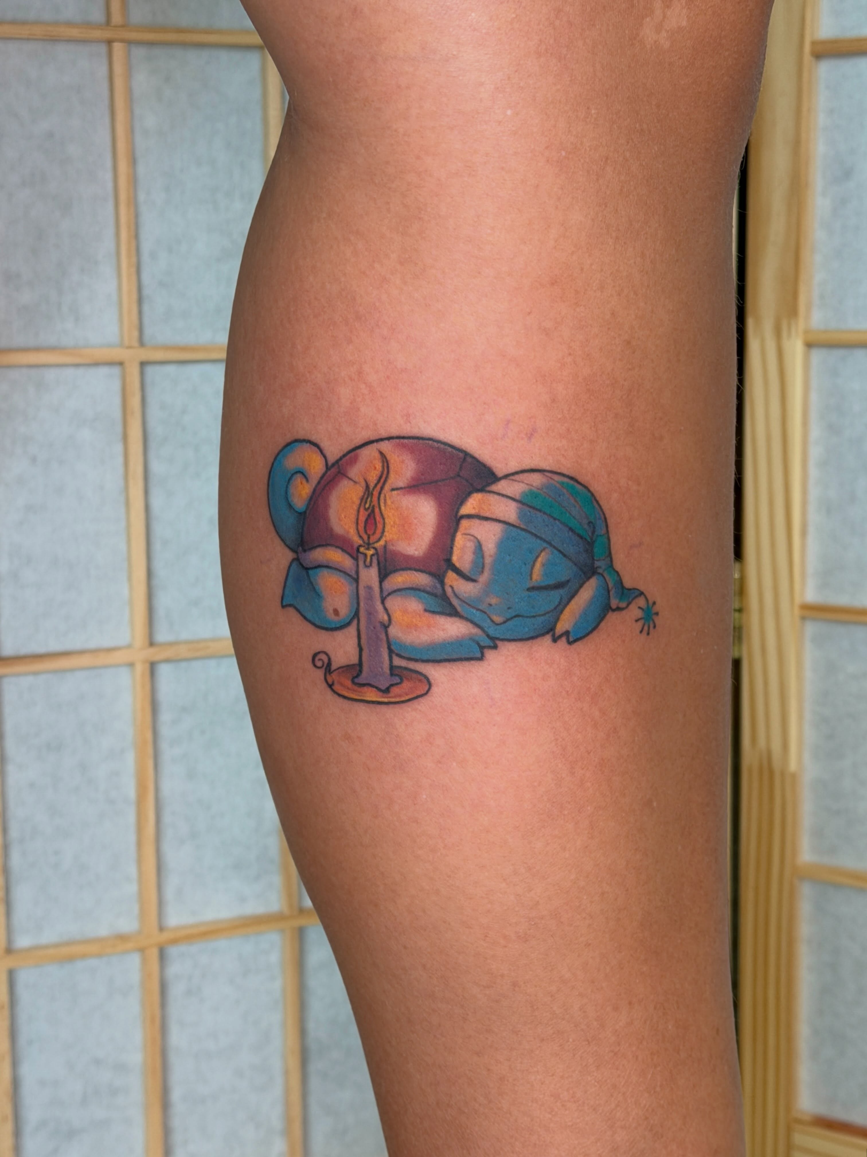 Tattoo by @pollenpowder — dotwork