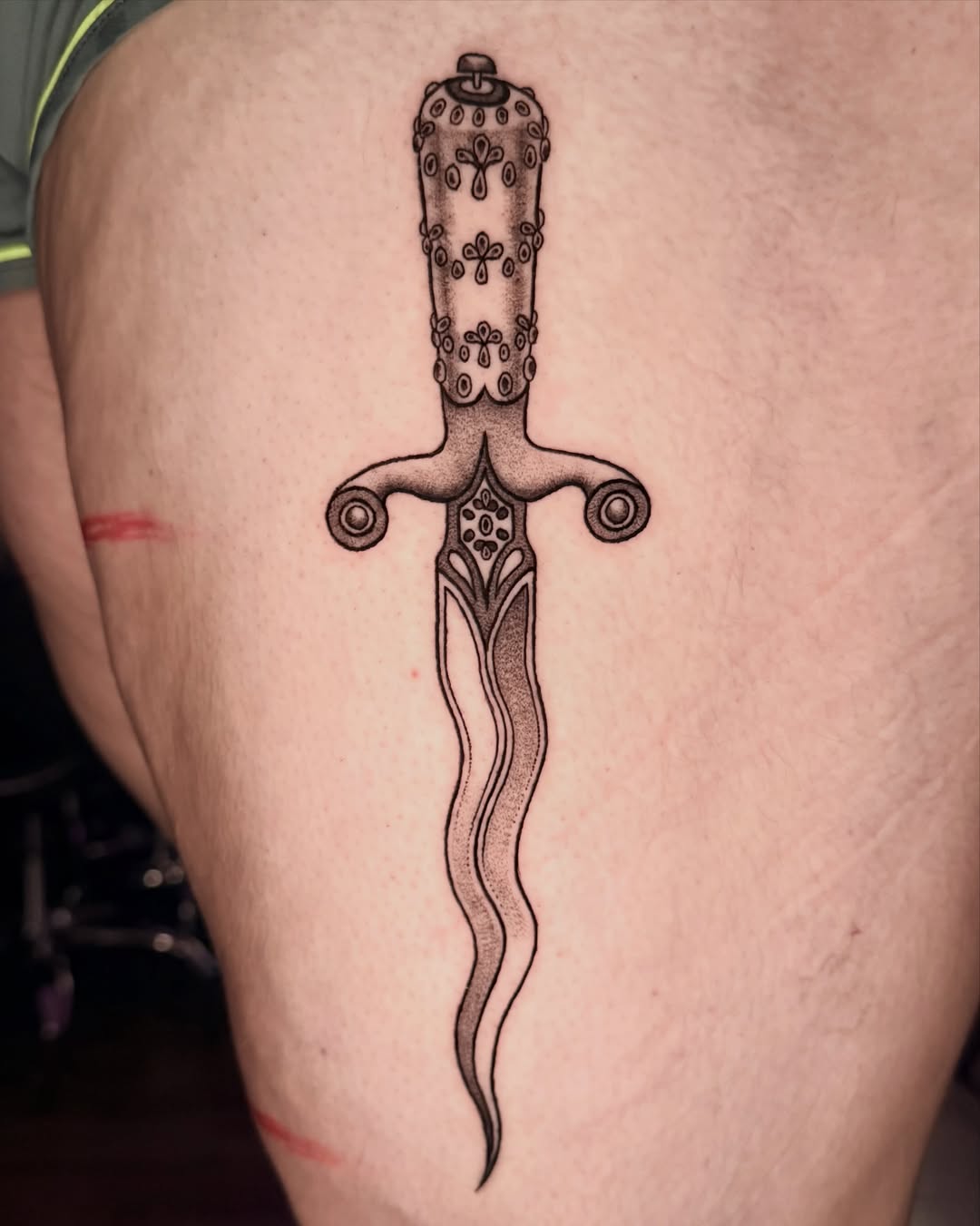Tattoo by @miachristattoo — dotwork, geometric