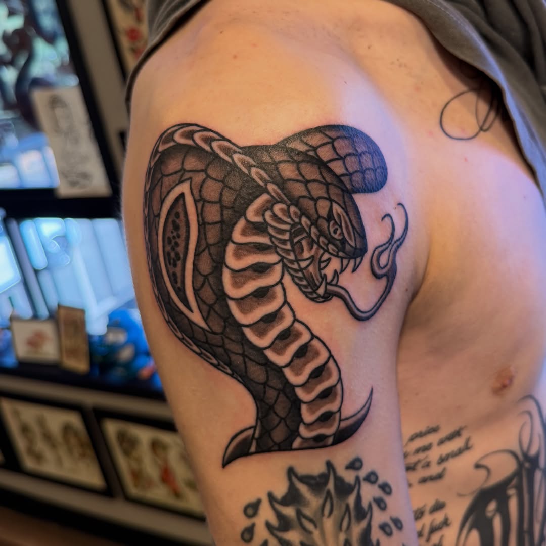 Tattoo by @cheeto_g_art_ — black_and_grey