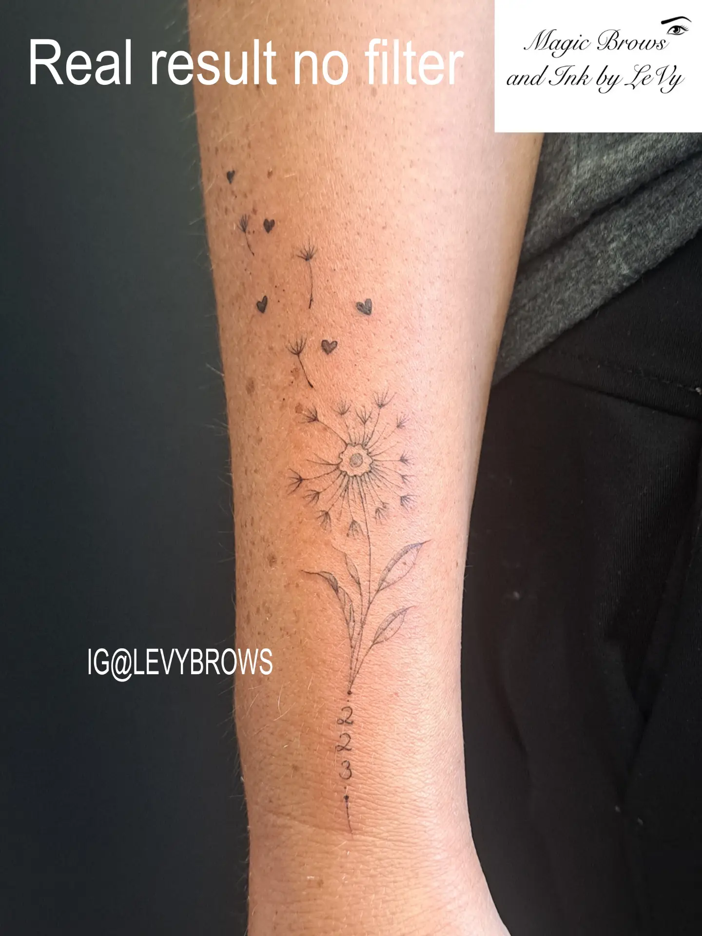 Tattoo by @levybrows — dotwork, black_and_grey
