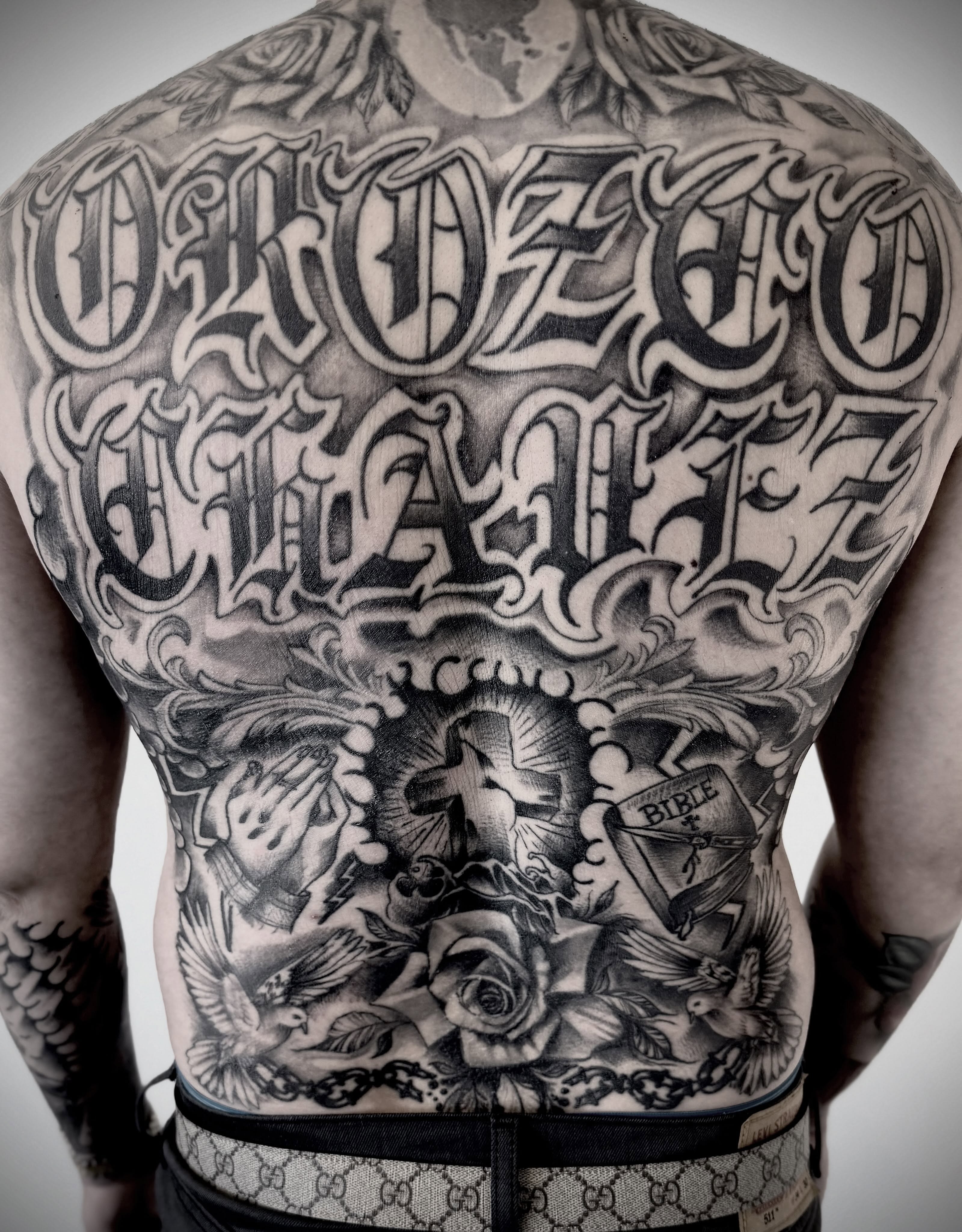 Tattoo by @jabbeytattoo — lettering_script