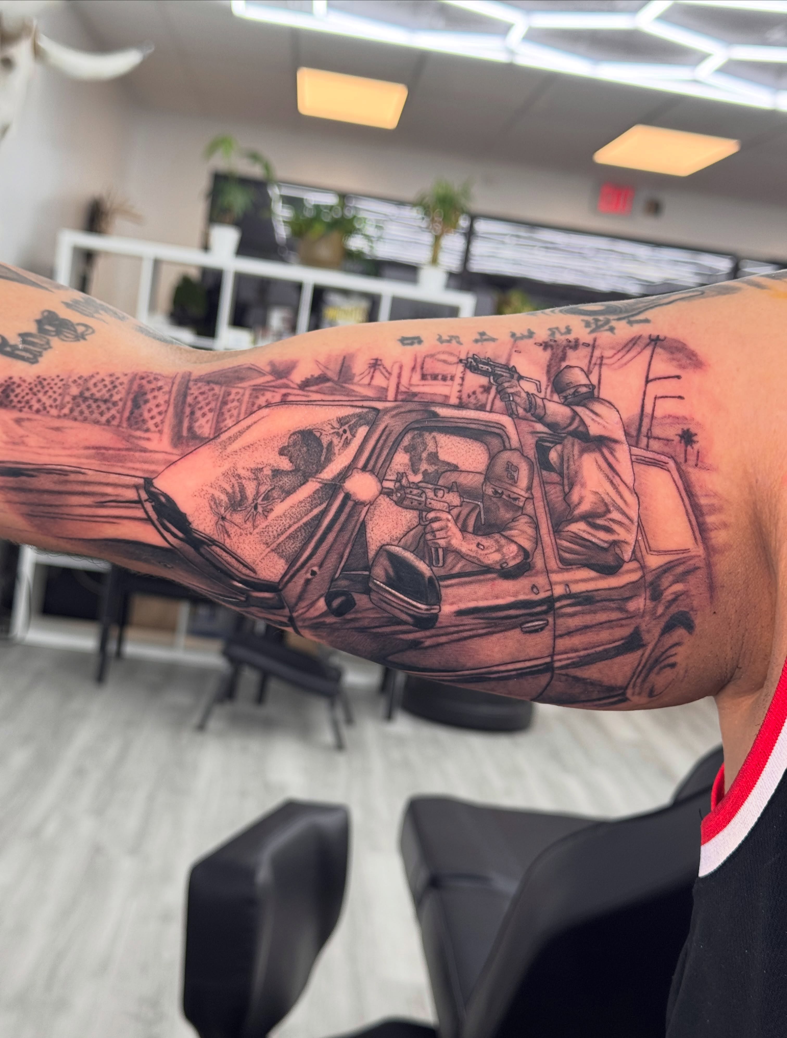 Tattoo by @real_street_tattoos — realism, dotwork