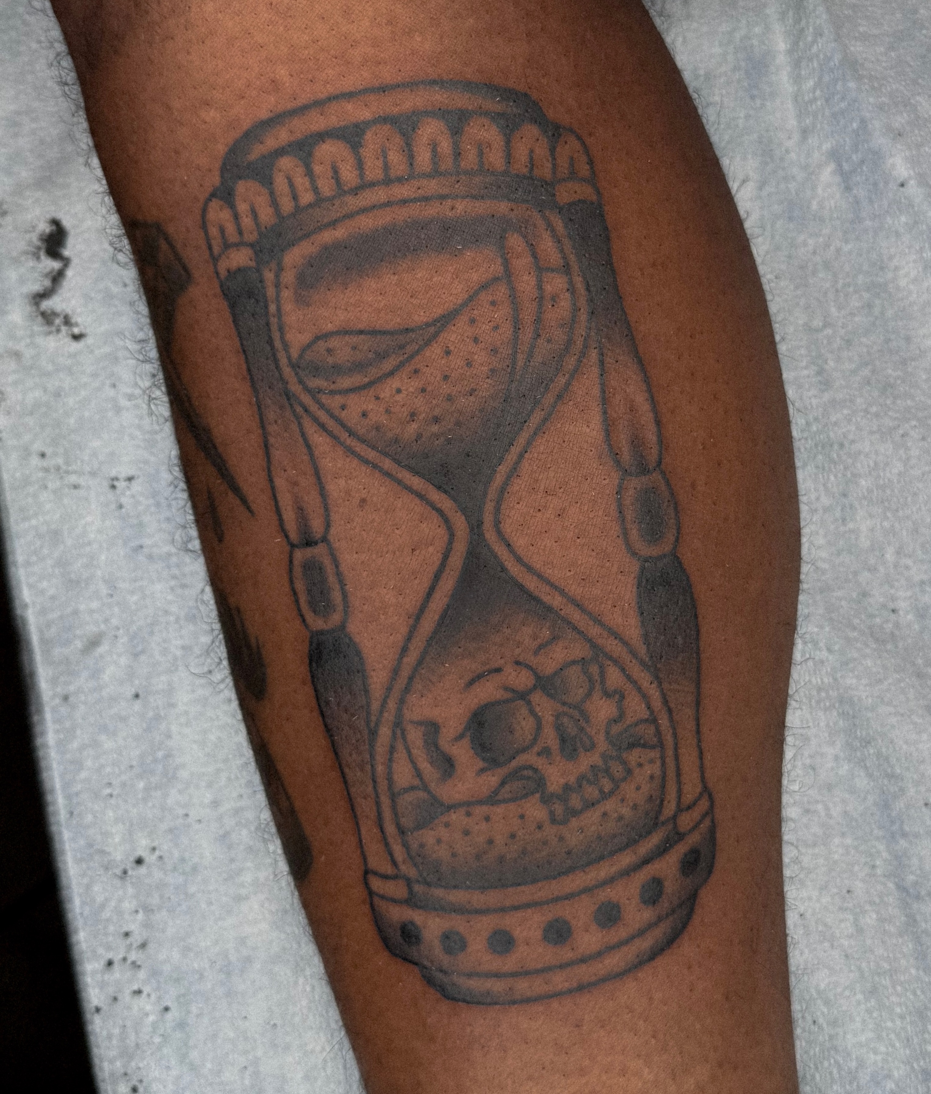 Tattoo by @baby__ugly — dotwork, black_and_grey