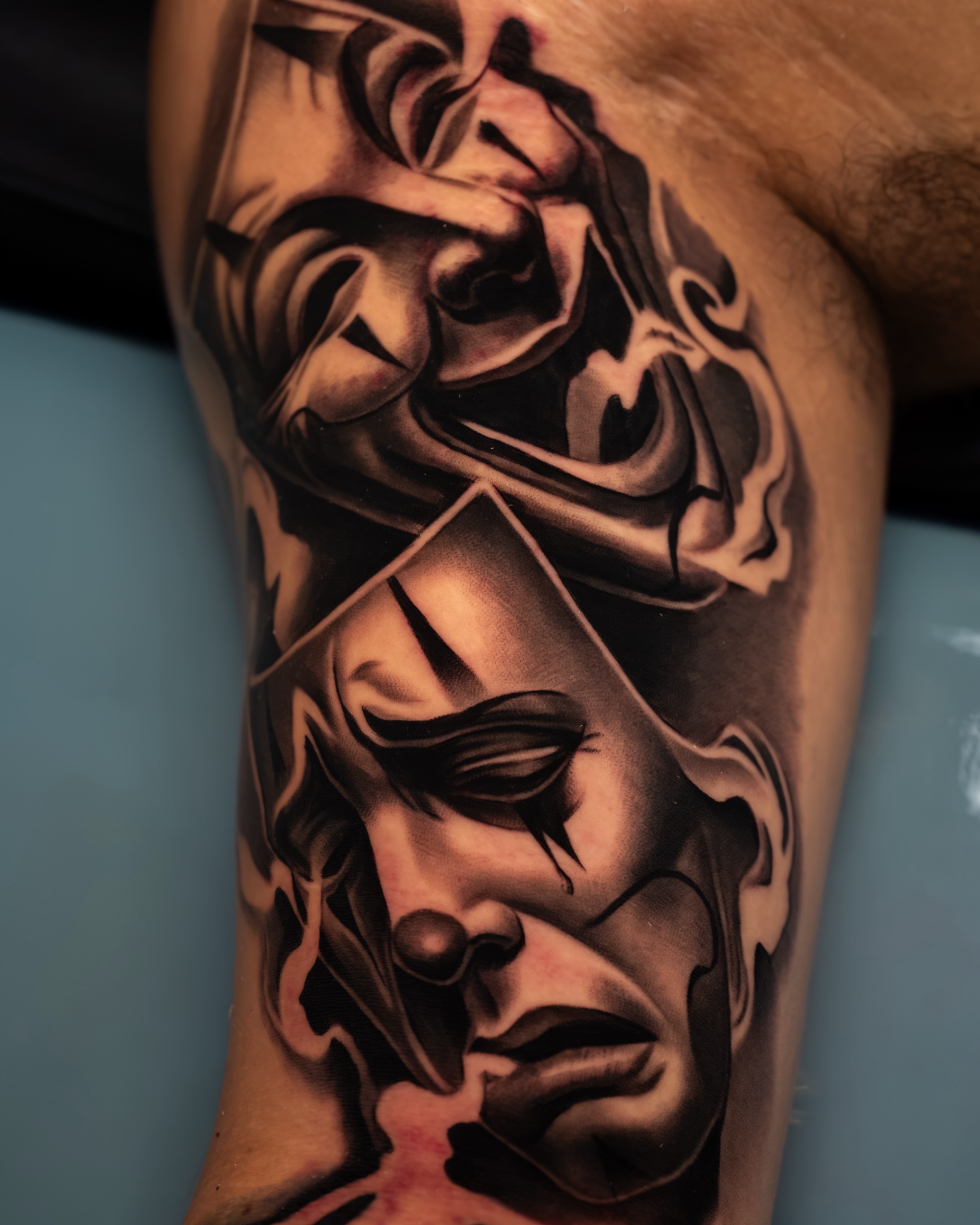 Tattoo by @inkbyjavi — realism, dark_realism