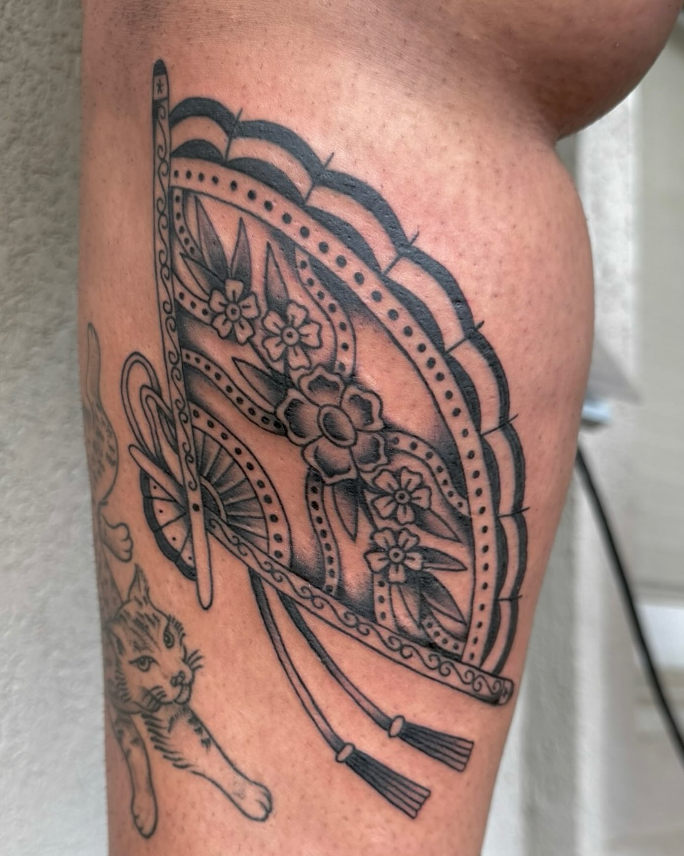 Tattoo by @inkkculturetattoollc — black_and_grey