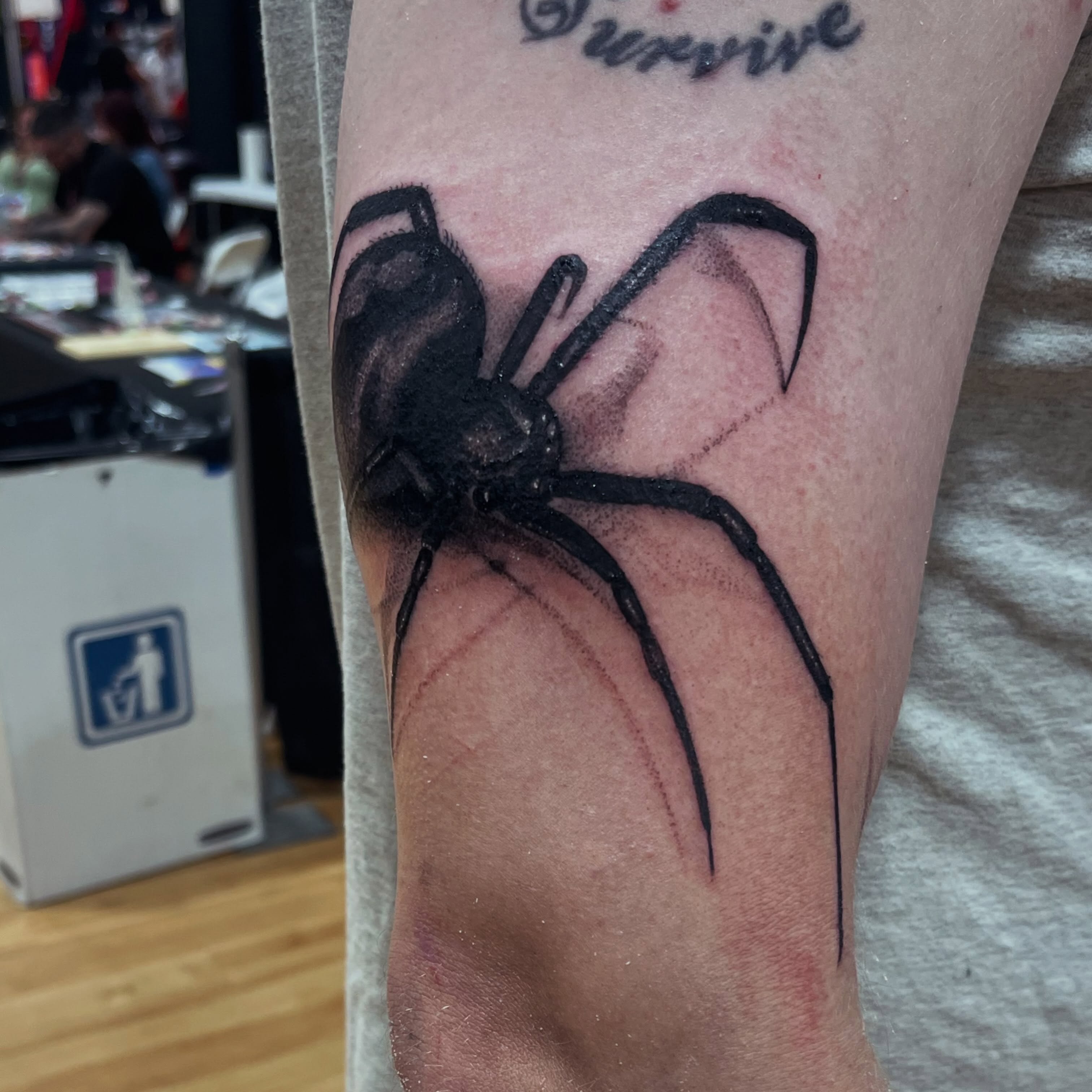 Tattoo by @illestgorilla — black_and_grey