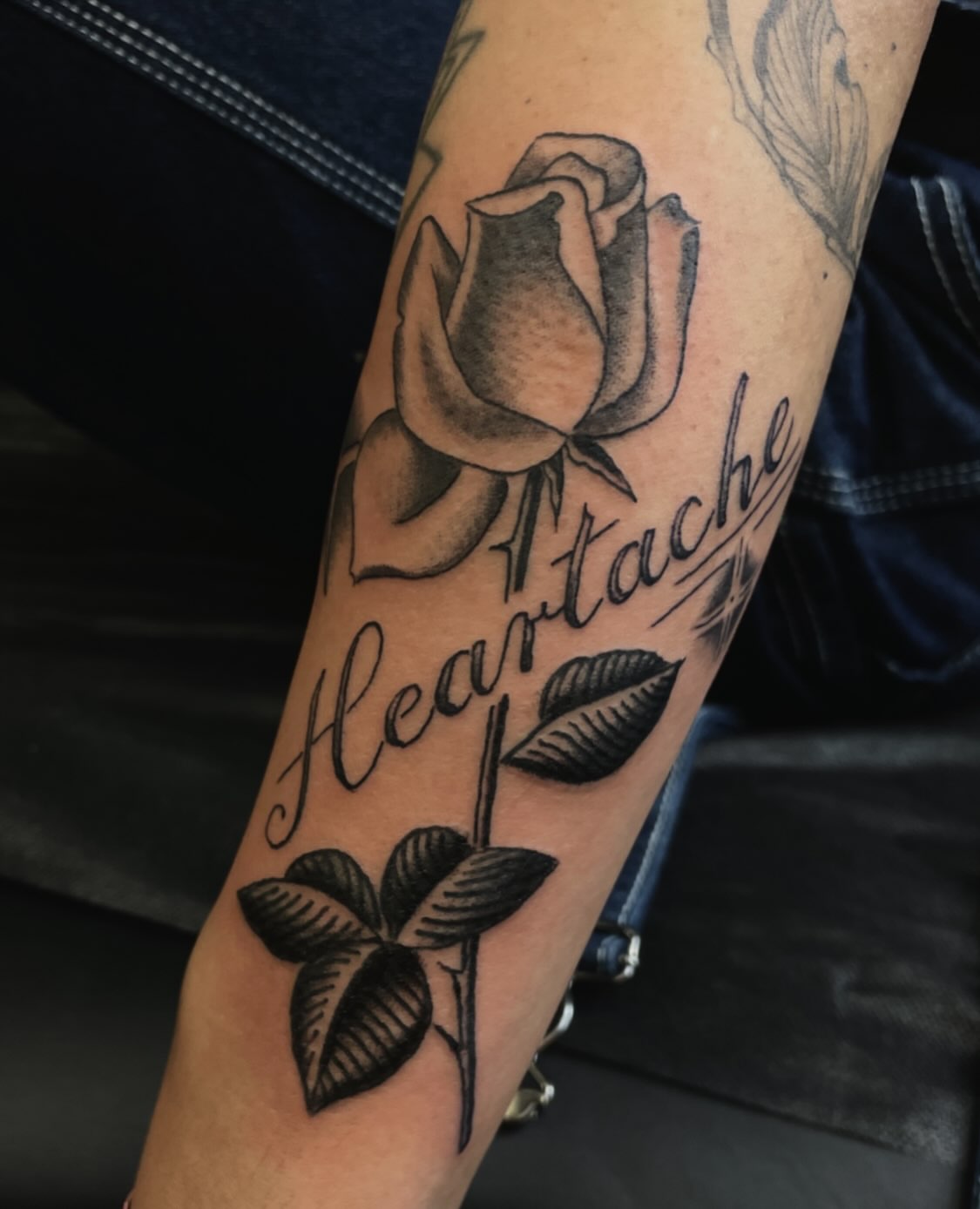 Tattoo by @audri_adorned — black_and_grey
