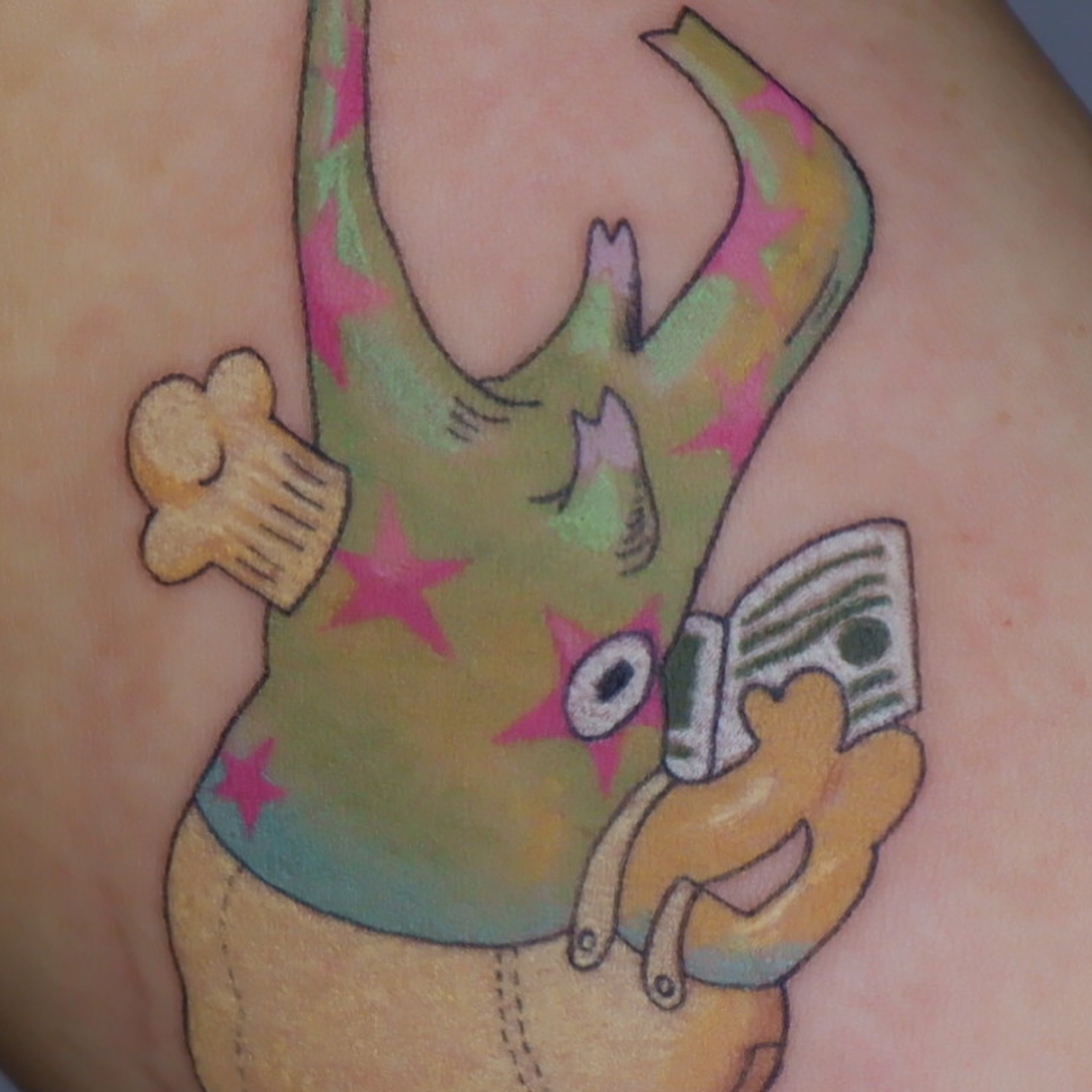 Tattoo by @the_tru_jerrry β new_school, illustrative