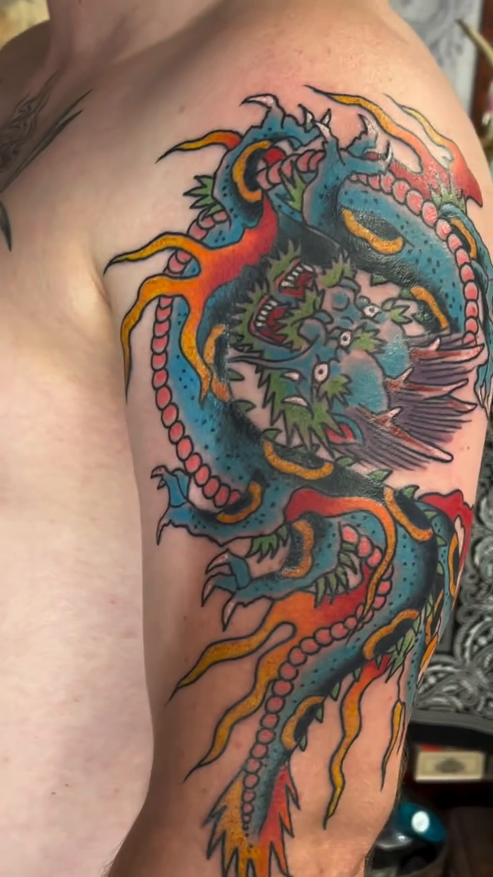 Tattoo by @jimrosal — japanese_irezumi