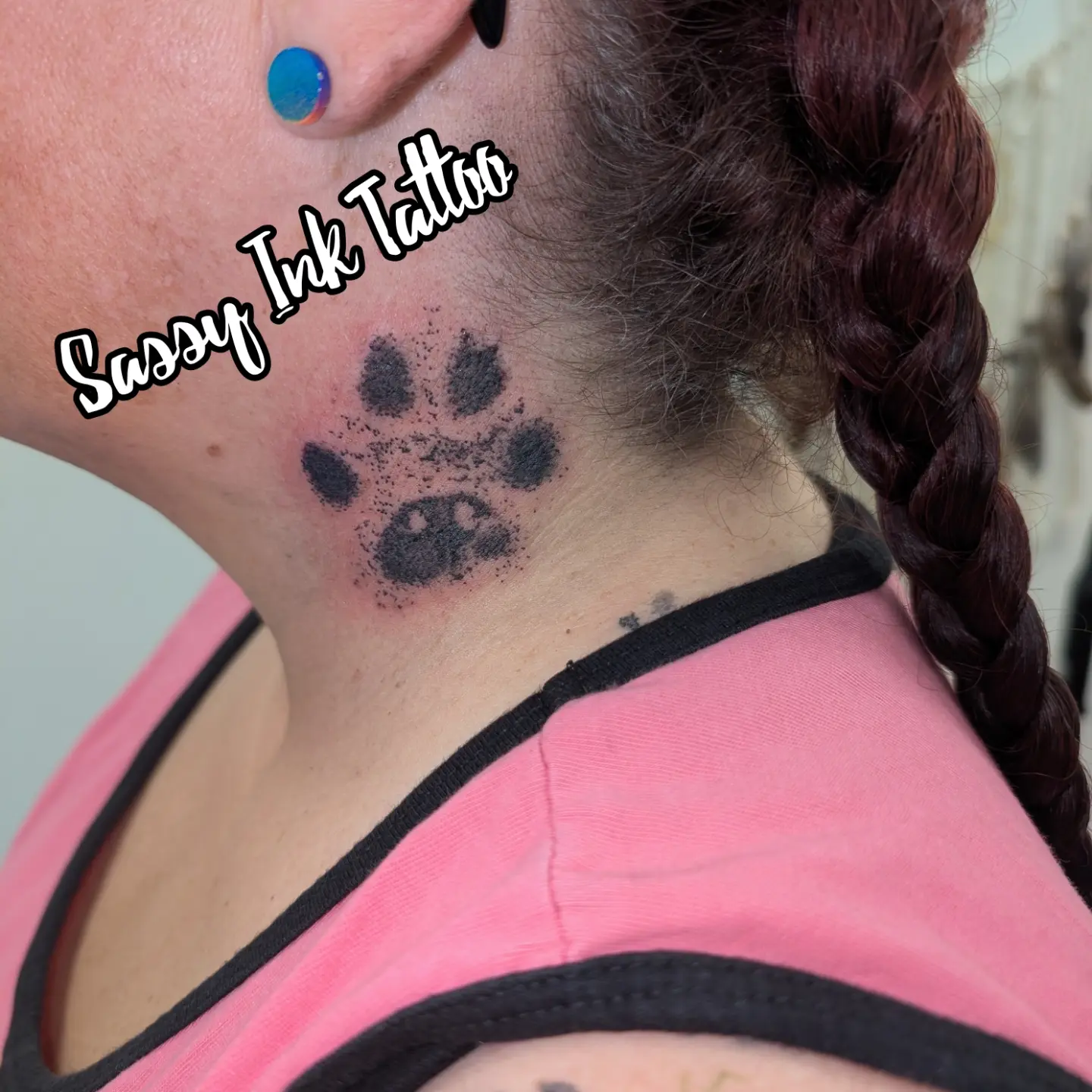 Tattoo by @sassyinktattoos — dotwork