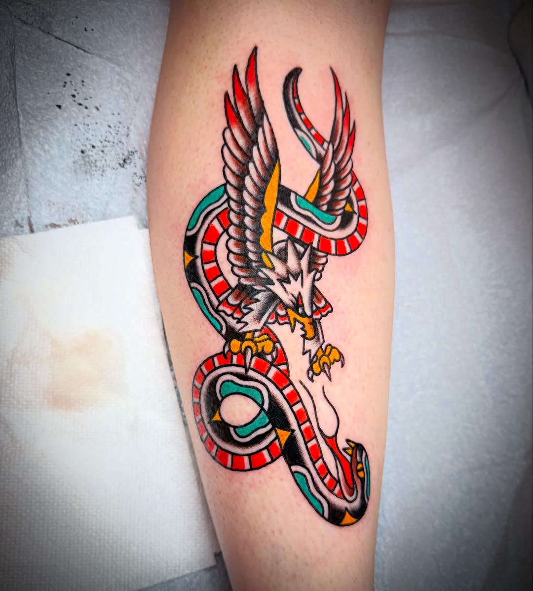 Tattoo by @sweetluketattoos — american_traditional