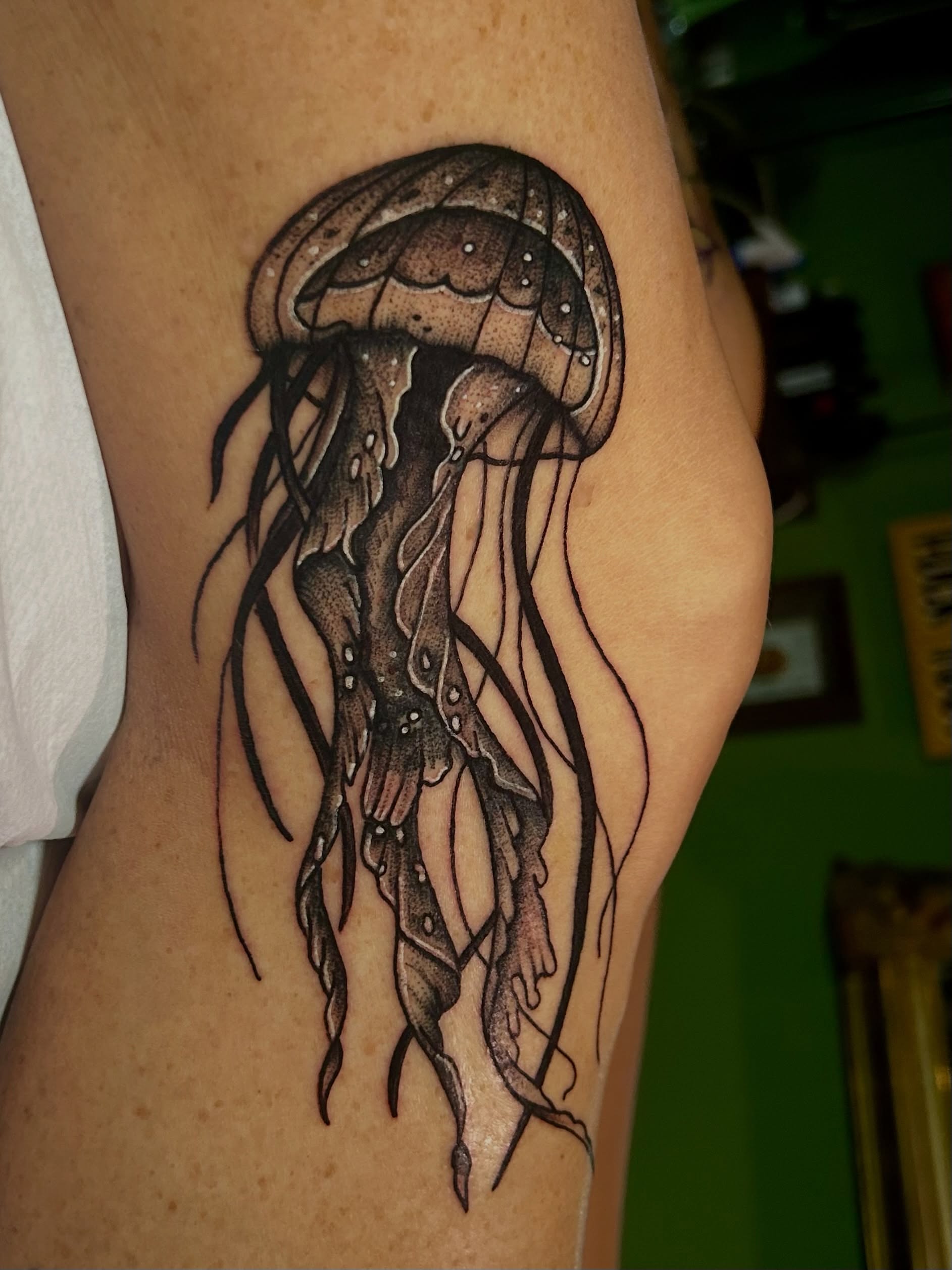 Tattoo by @kirstenlouise_tattoos — dotwork, realism