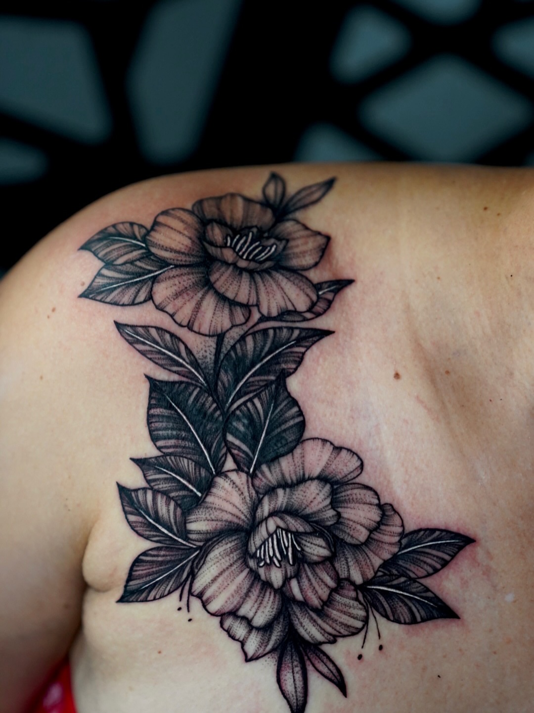 Tattoo by @kirstenlouise_tattoos — black_and_grey