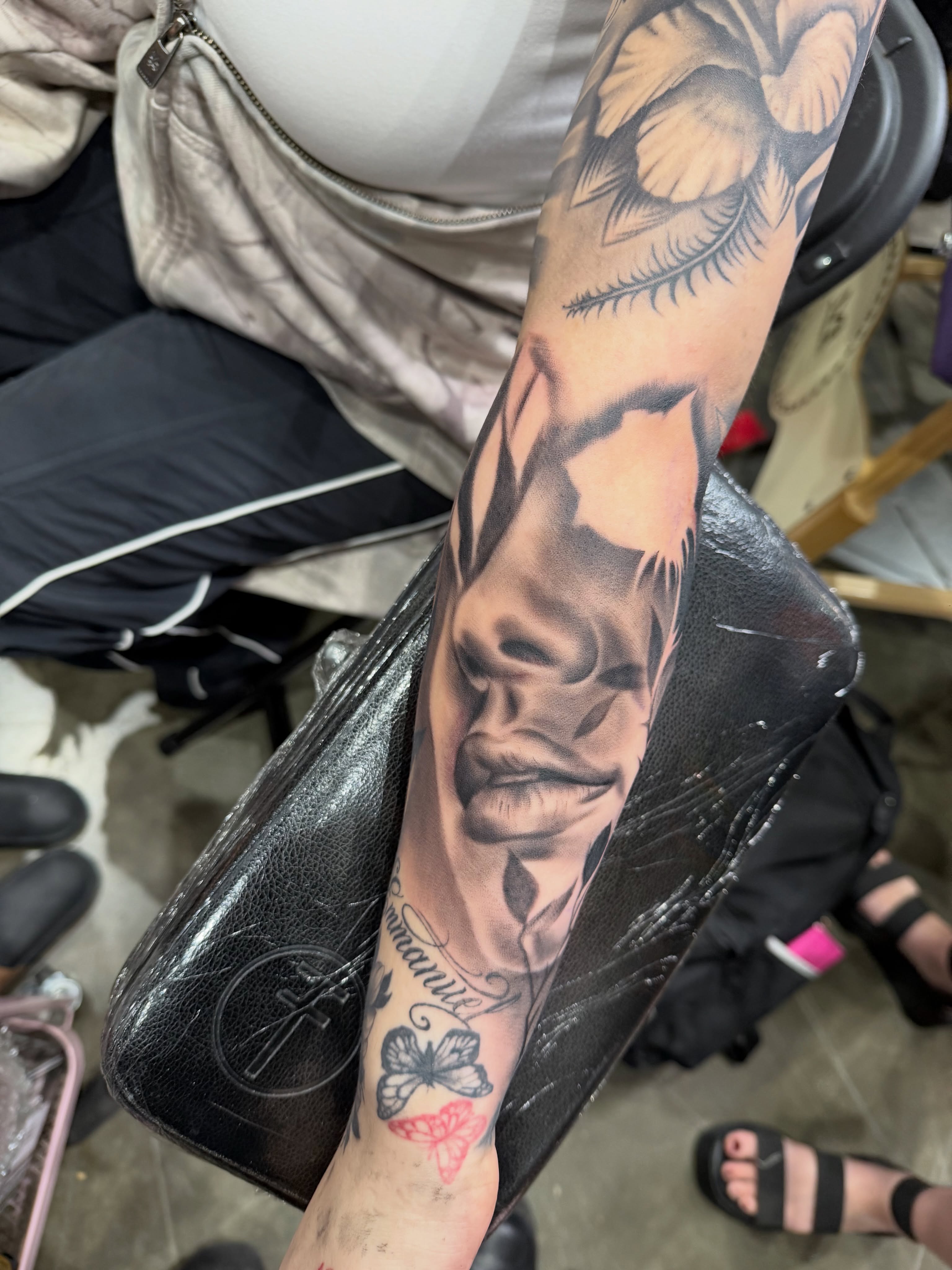Tattoo by @tori_tattooz β realism, black_and_grey