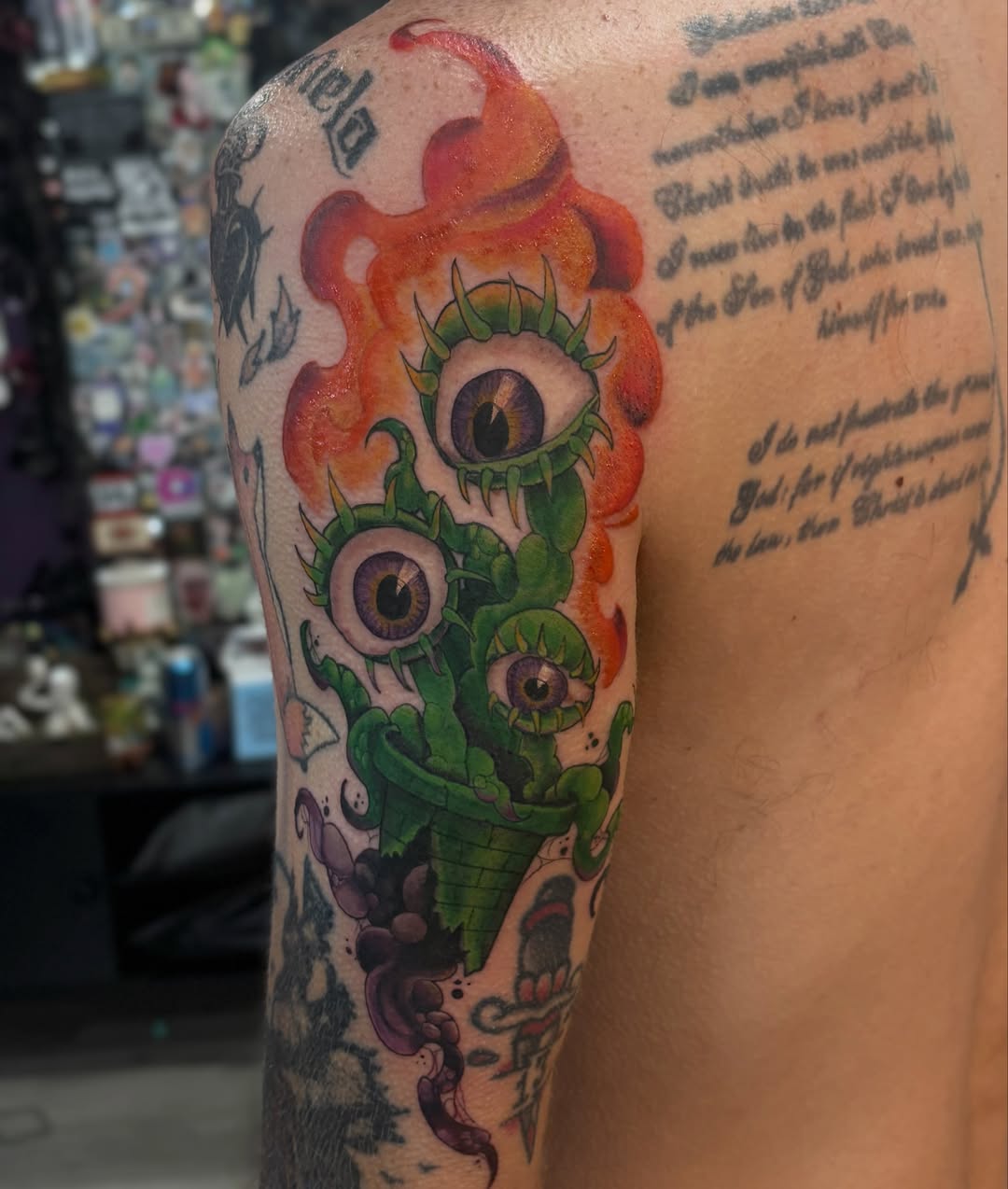 Tattoo by @_stabbygabby — american_traditional, new_school