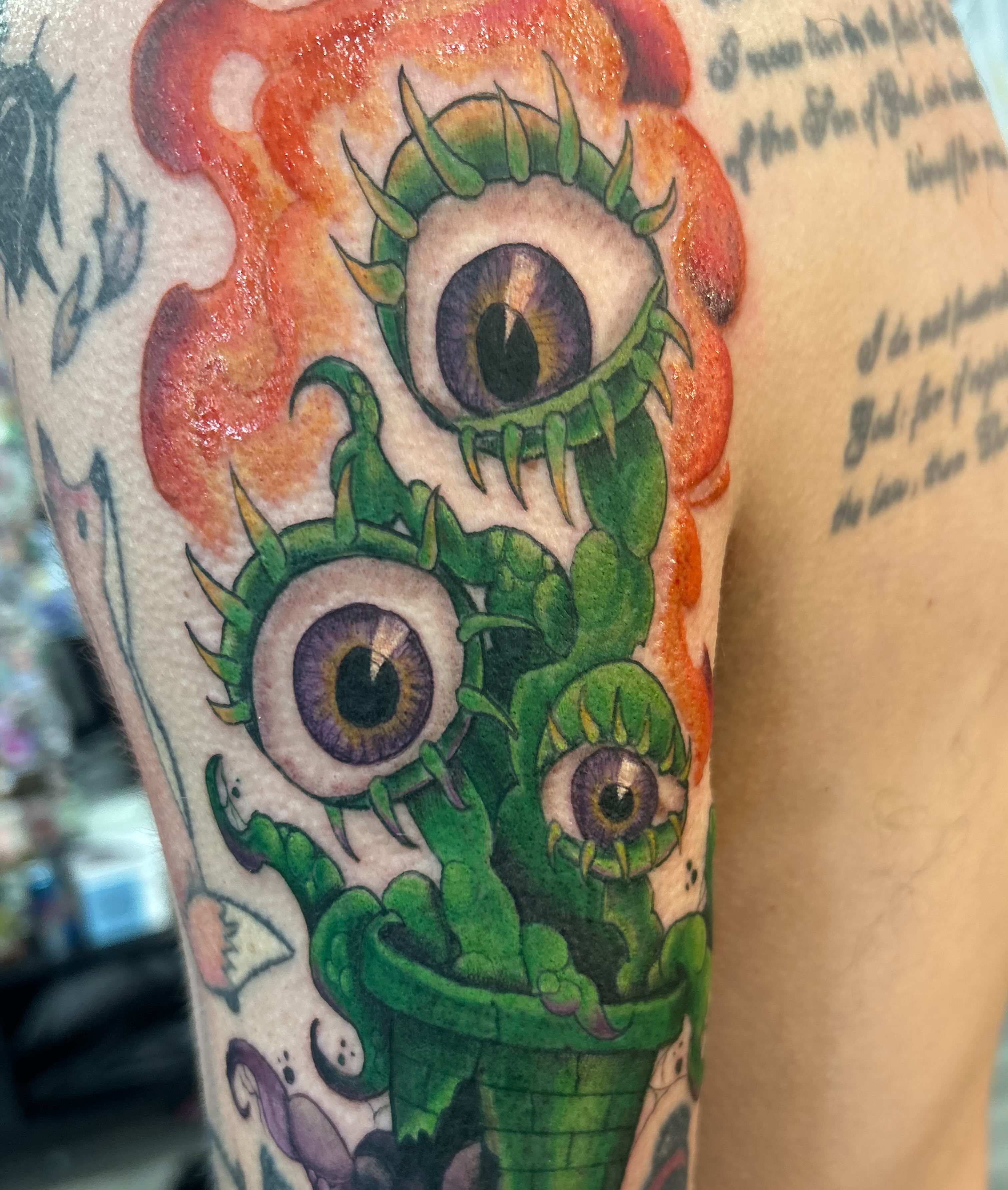 Tattoo by @_stabbygabby — new_school, surrealism