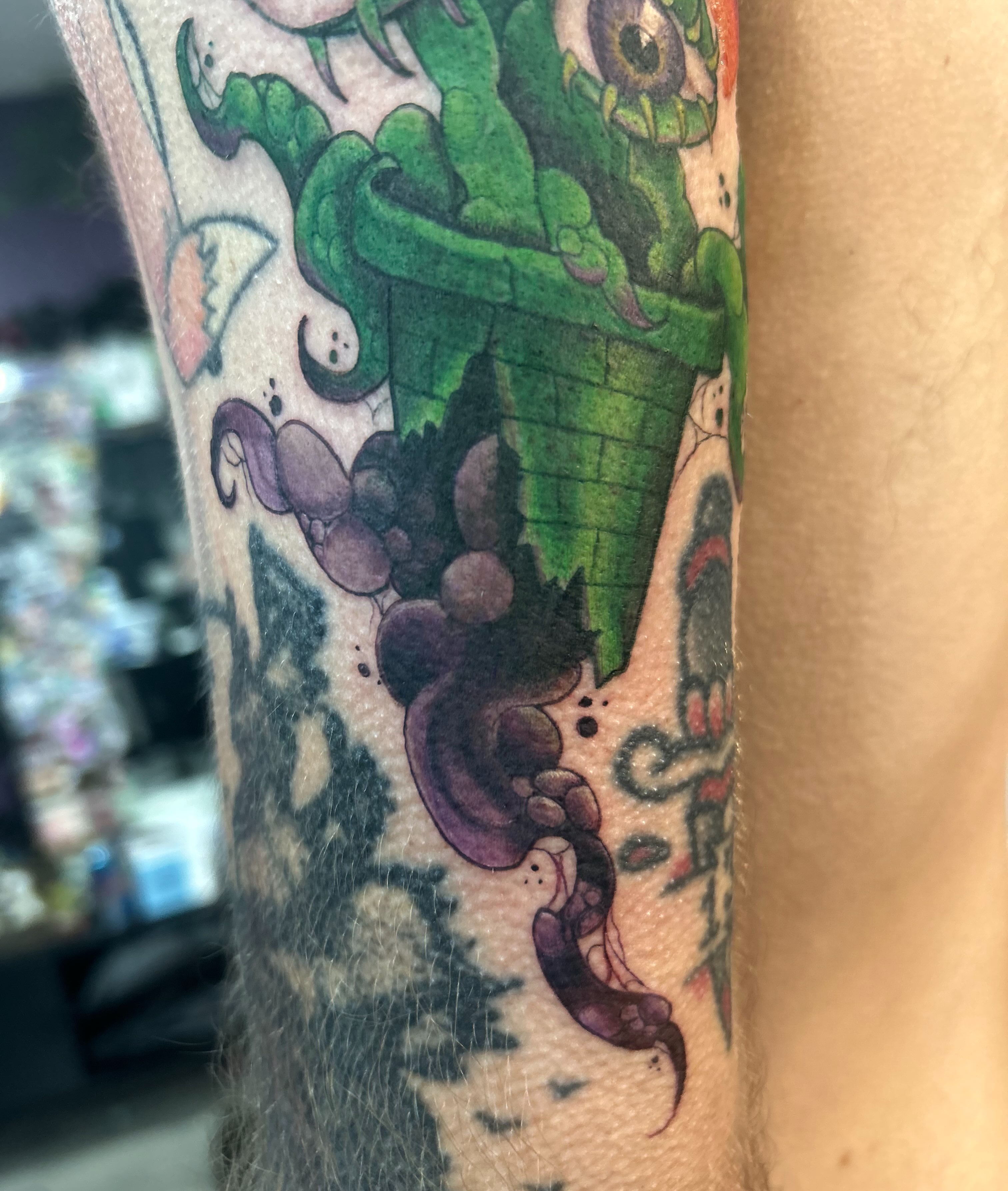Tattoo by @_stabbygabby — trash_polka