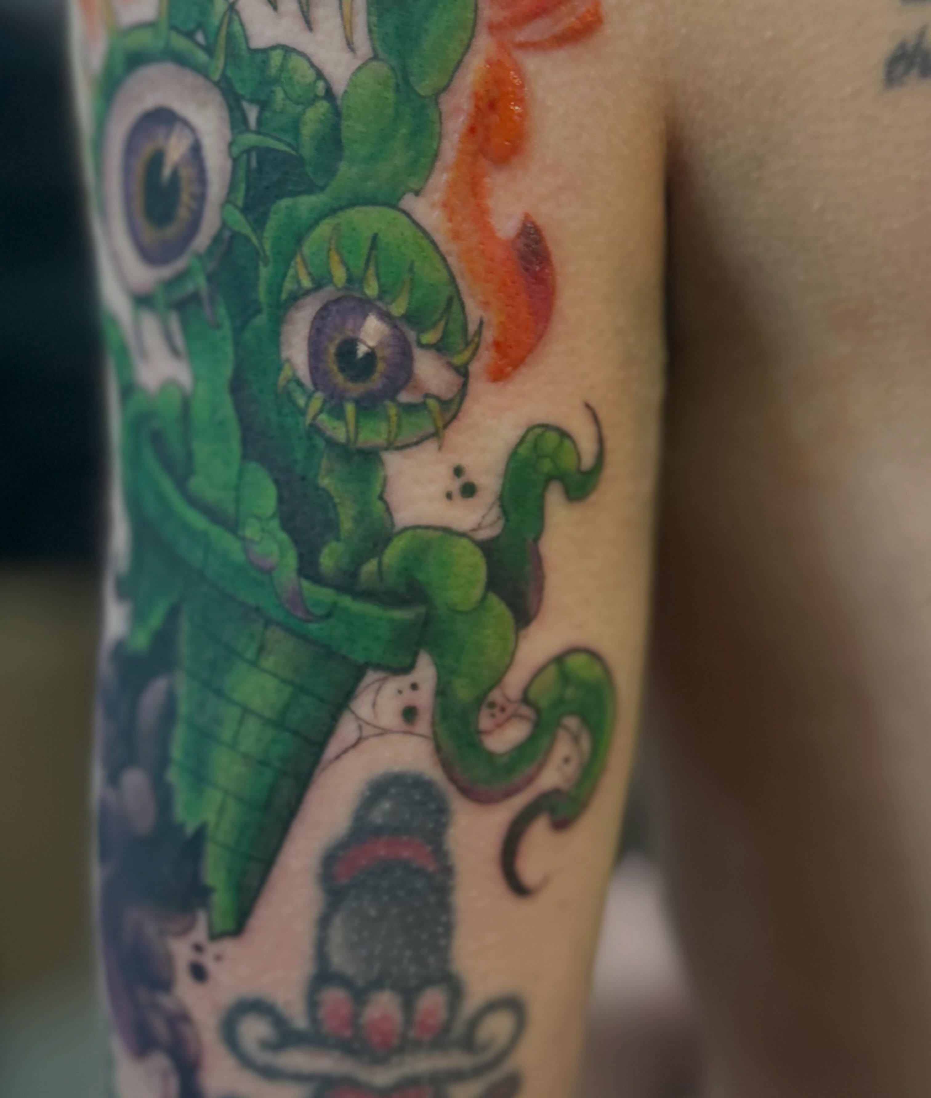 Tattoo by @_stabbygabby — new_school, illustrative