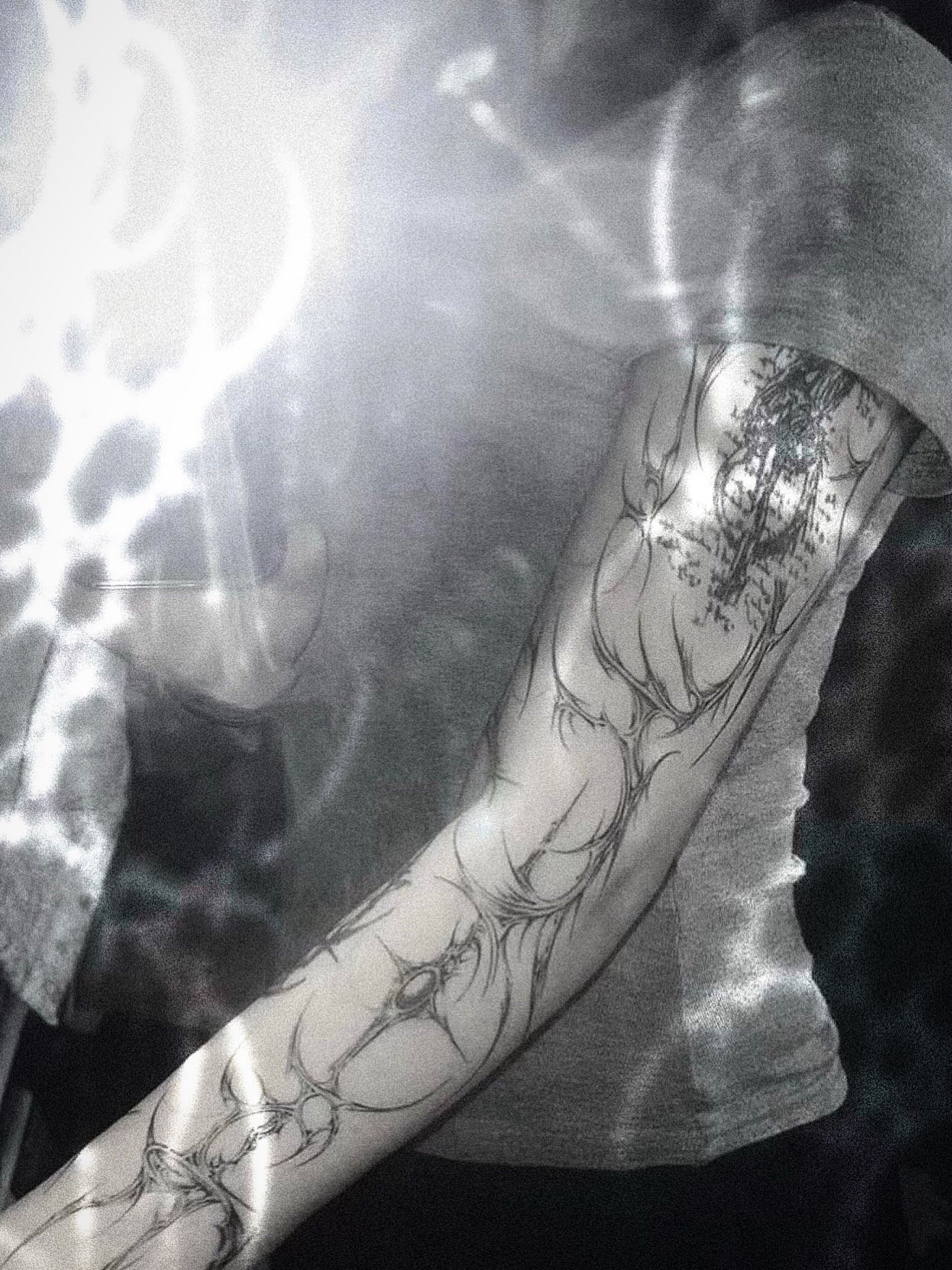 Tattoo by HAENG (행) 건대타투 네오트라이벌타투 y2k타투 힙한타투, Seoul, South Korea