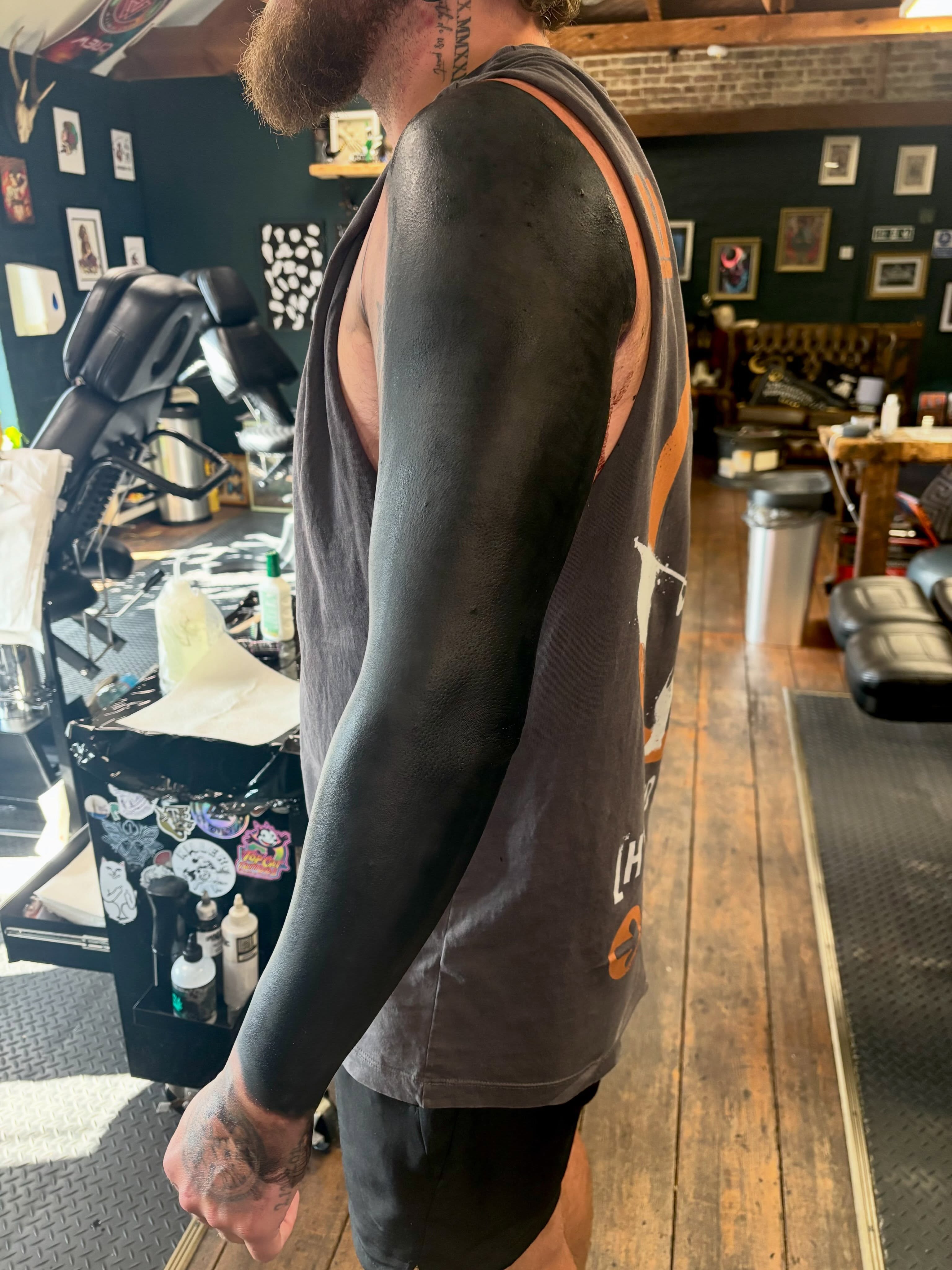 Tattoo by @lucyhtattoo — black_and_grey