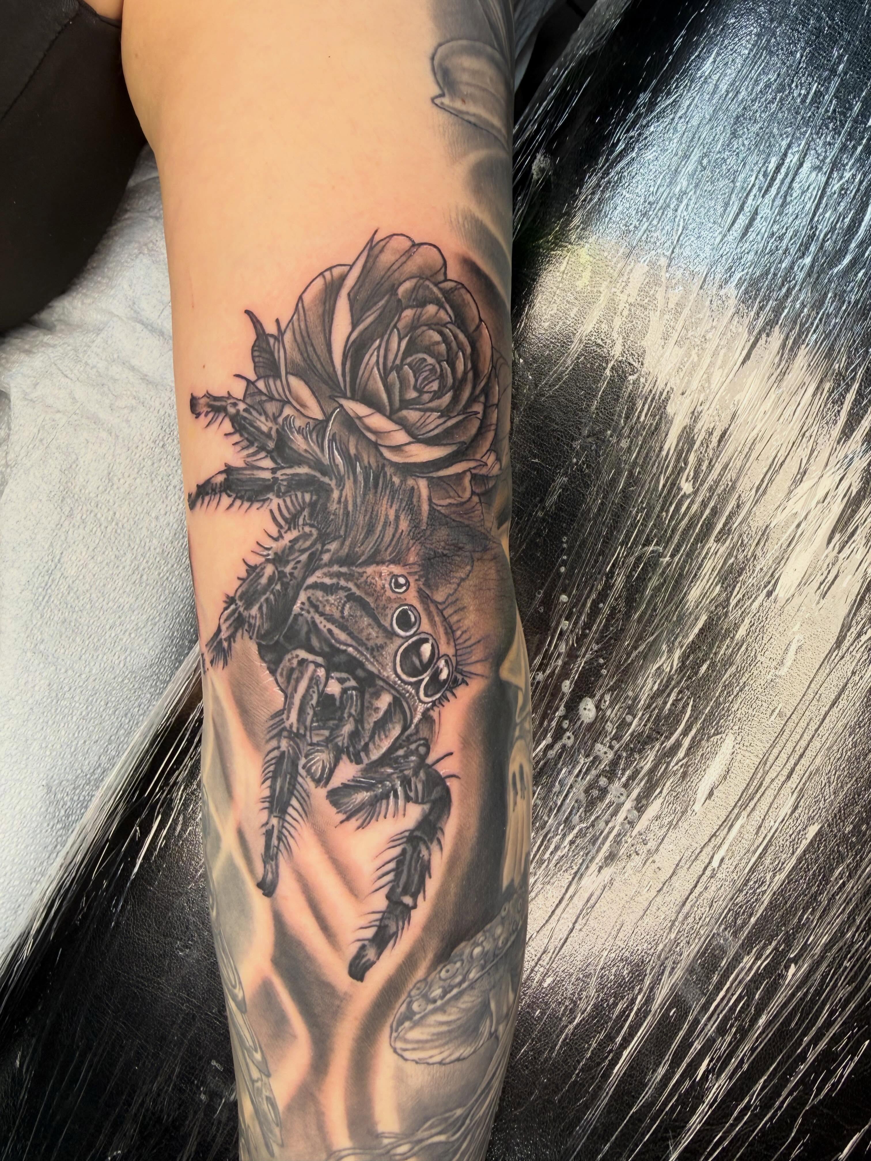 Tattoo by @frankdemao — black_and_grey, realism