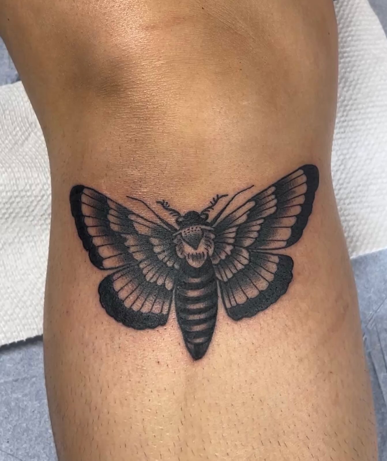 Tattoo by @jddunlaptattoos — black_and_grey