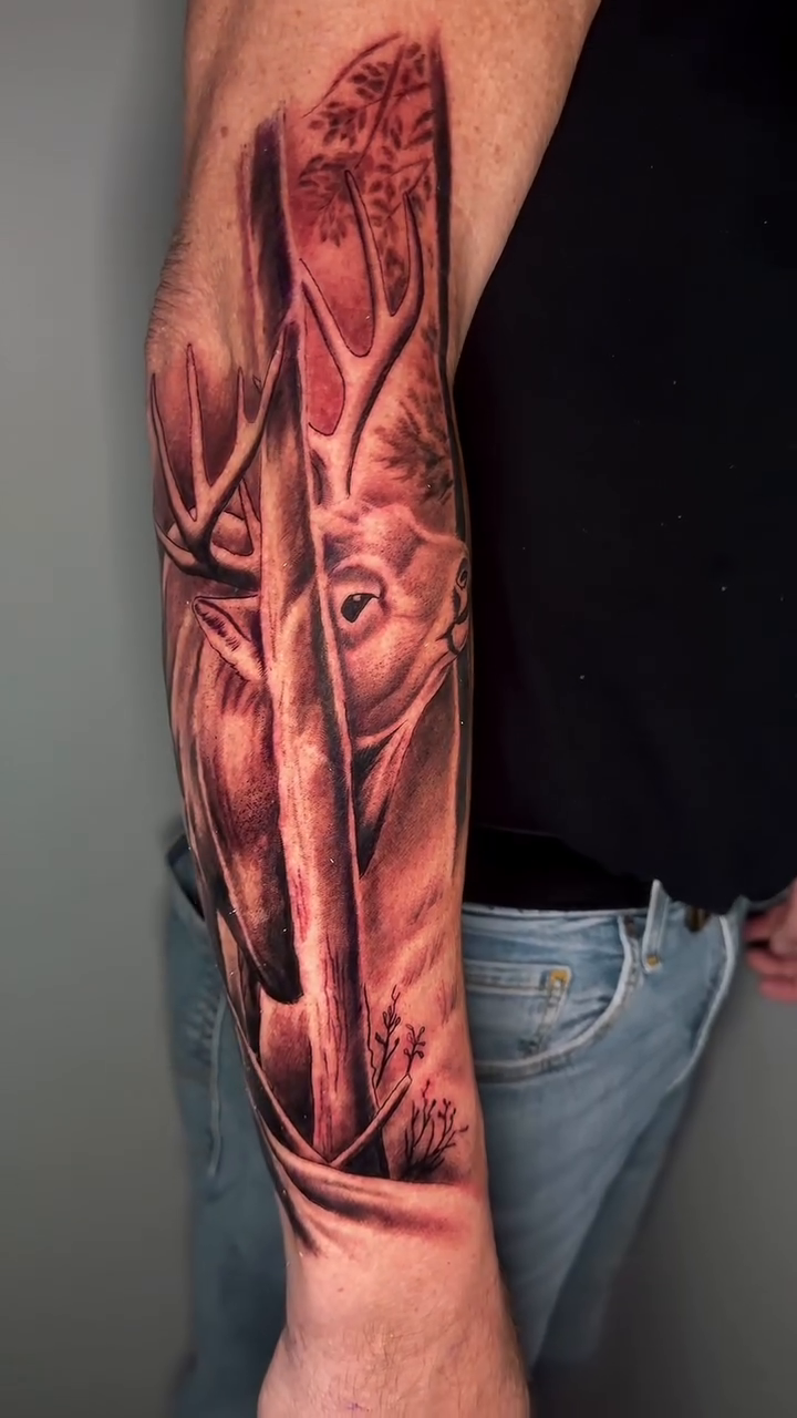Tattoo by @shellzinkz — realism, black_and_grey